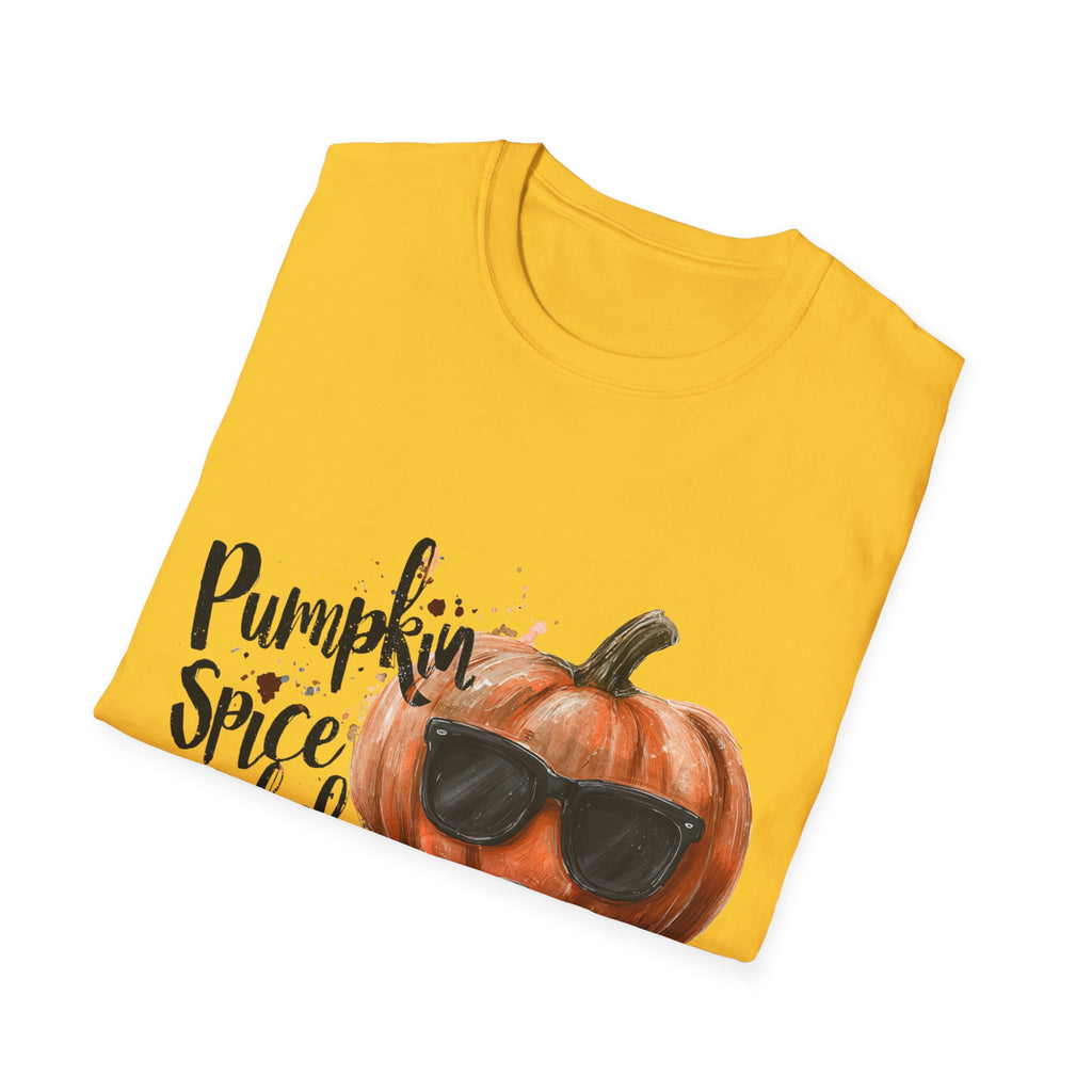 Funny Spooky Tee – Pumpkin Spice Rebel Halloween Graphic Shirt - Unisex Softstyle T-Shirt