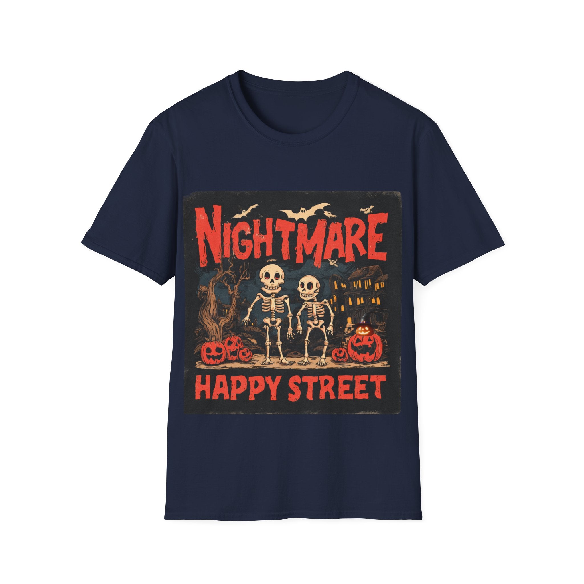 Nightmare Street Shirt | Scary Halloween T-Shirt | Spooky Horror Graphic Tee | Haunted House Creepy Unisex Top