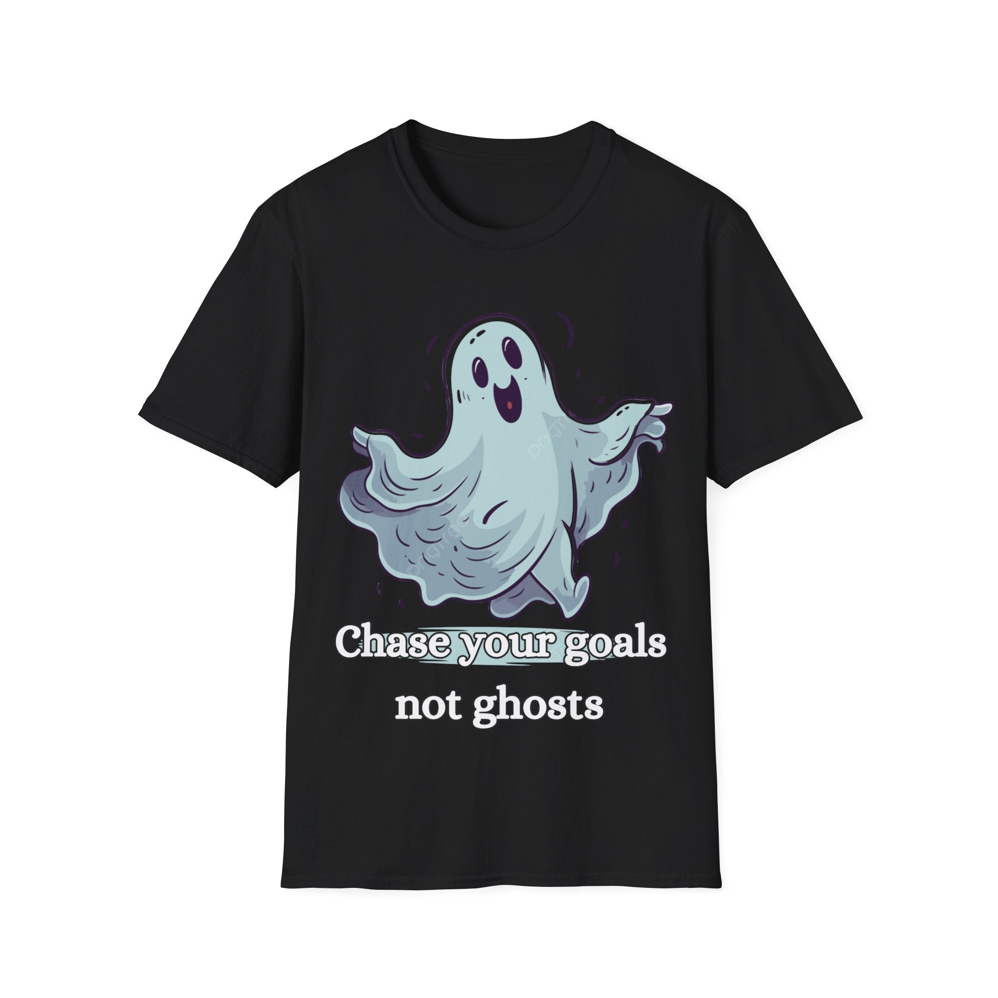 Chase Your Goals Not Ghosts Shirt – Funny Motivational Halloween Graphic Tee