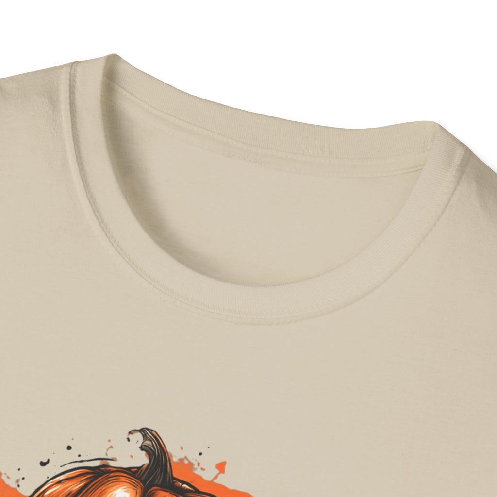 Pumpkin Rebel - Funny Halloween T-Shirt | Positive Spooky Season Graphic Tee - Unisex Softstyle T-Shirt