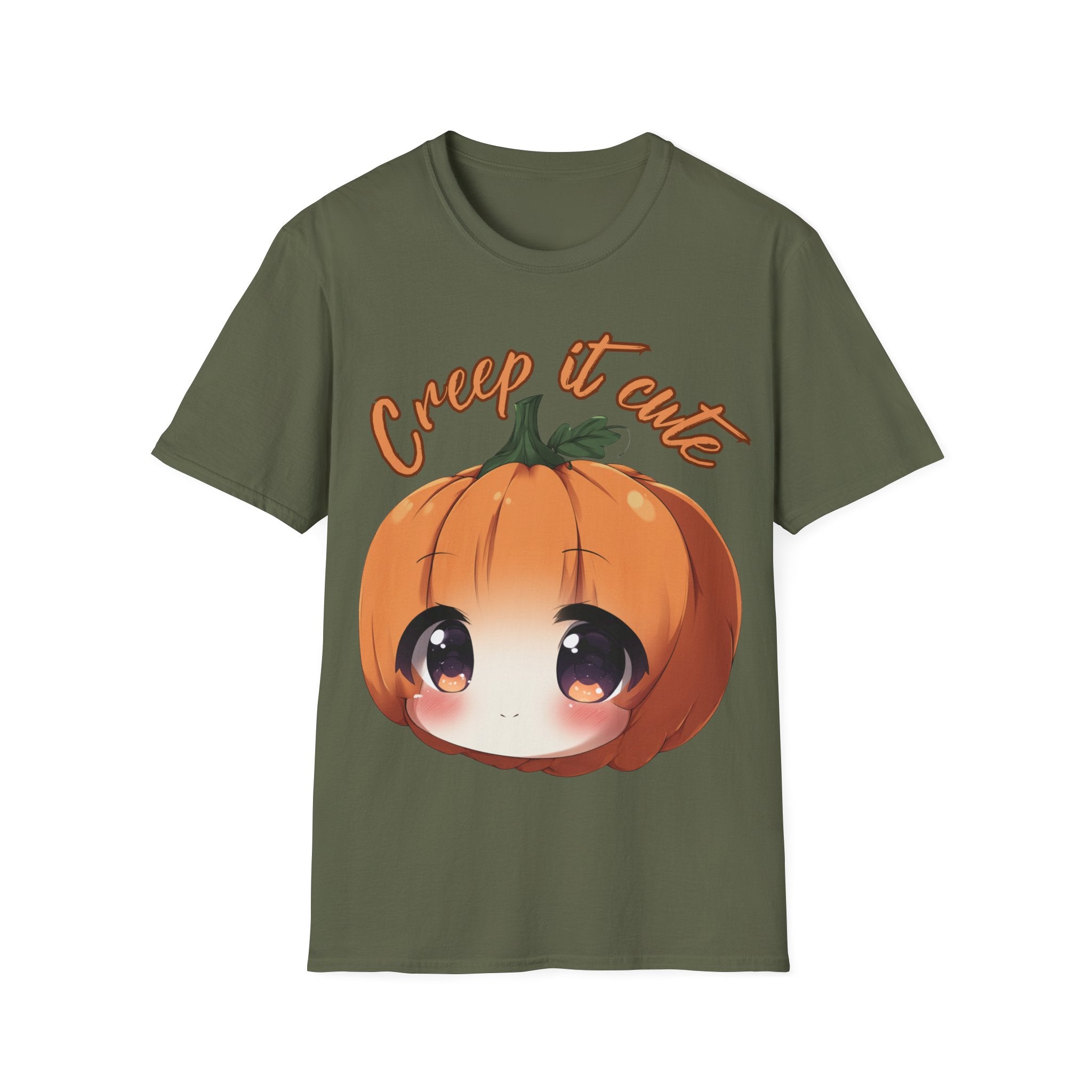 Creep It Cute Halloween T-Shirt – Fun Spooky Season Graphic Tee | Cute  pumpkin head Shirt