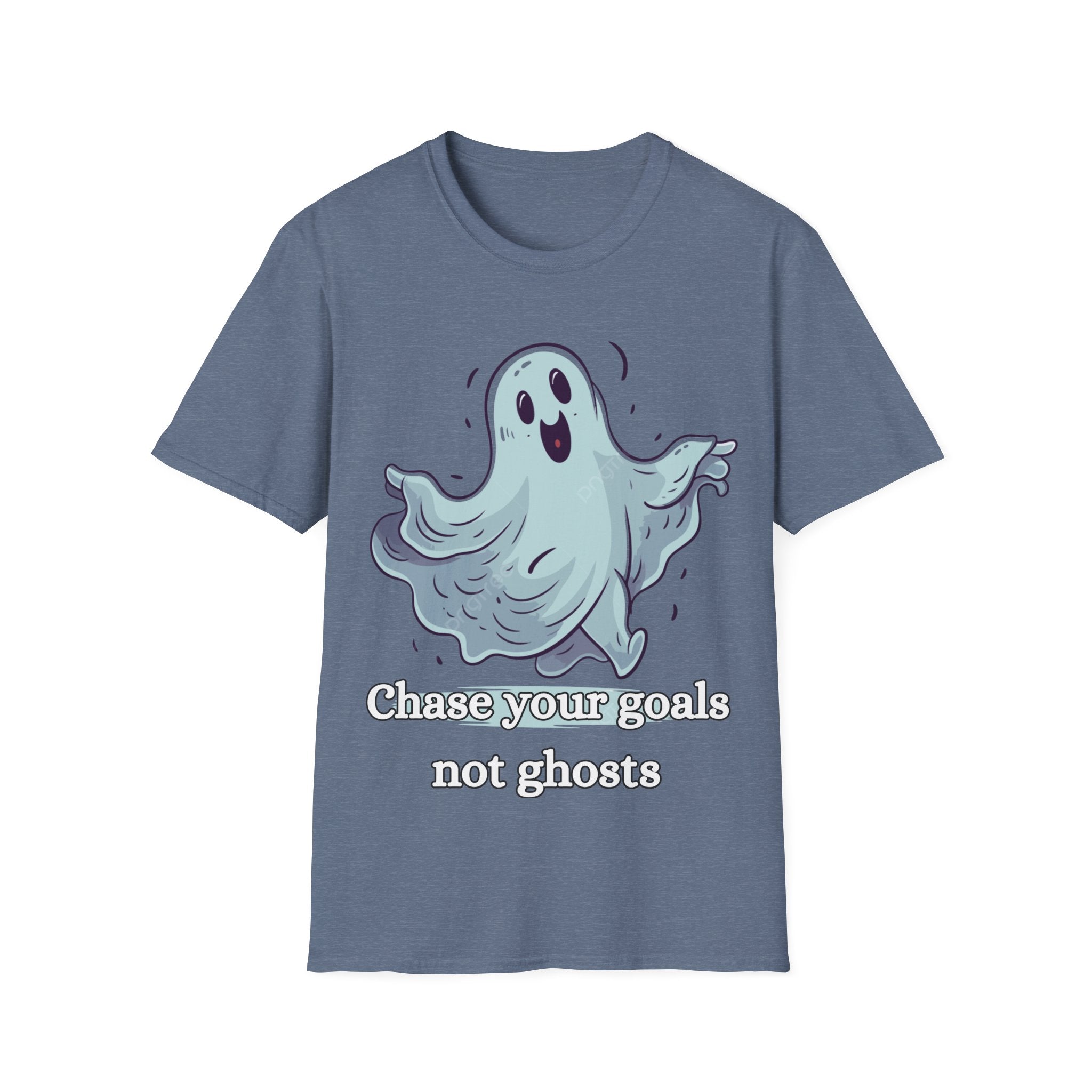 Chase Your Goals Not Ghosts Shirt – Funny Motivational Halloween Graphic Tee