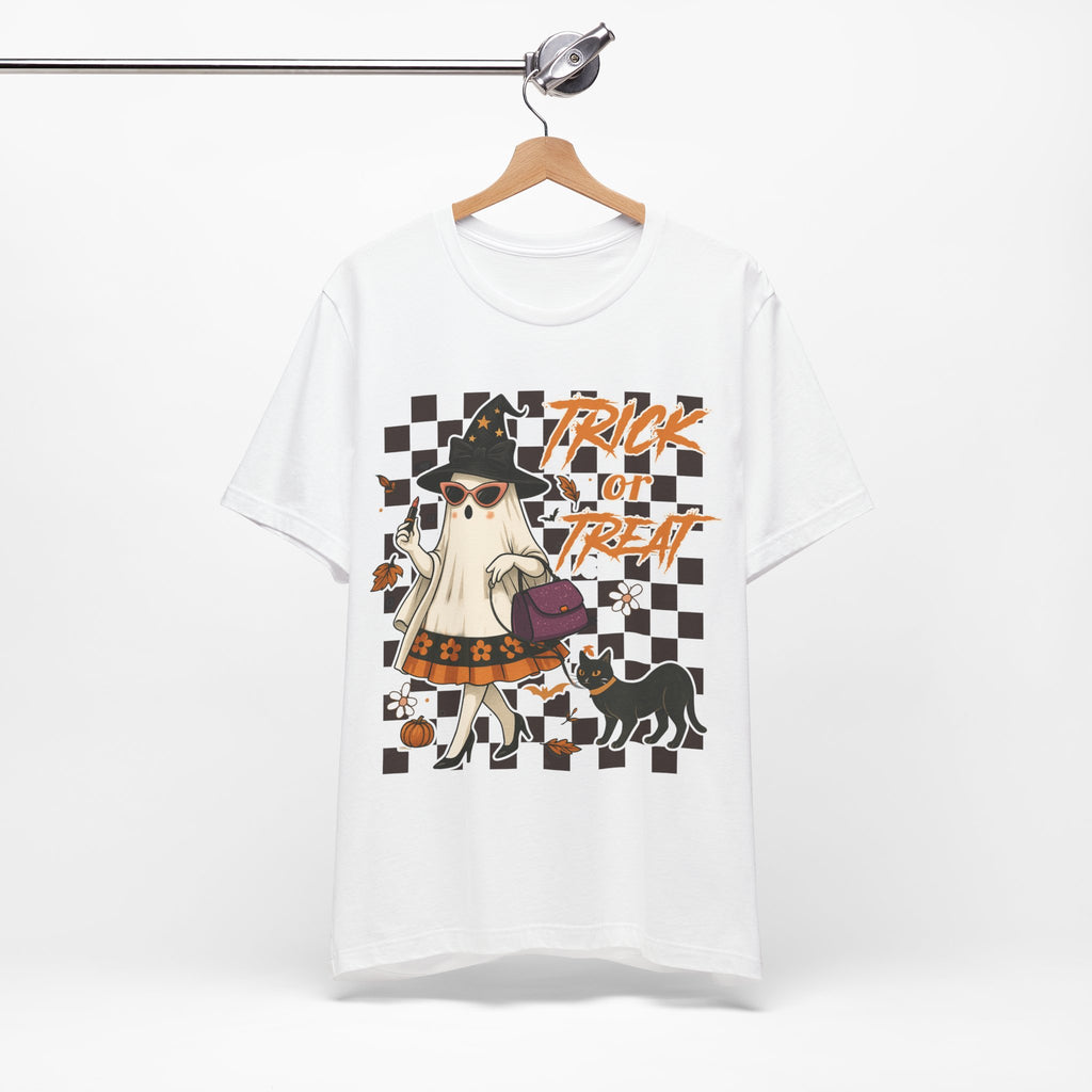 Trick Or Treat Unisex Jersey Short Sleeve Tee