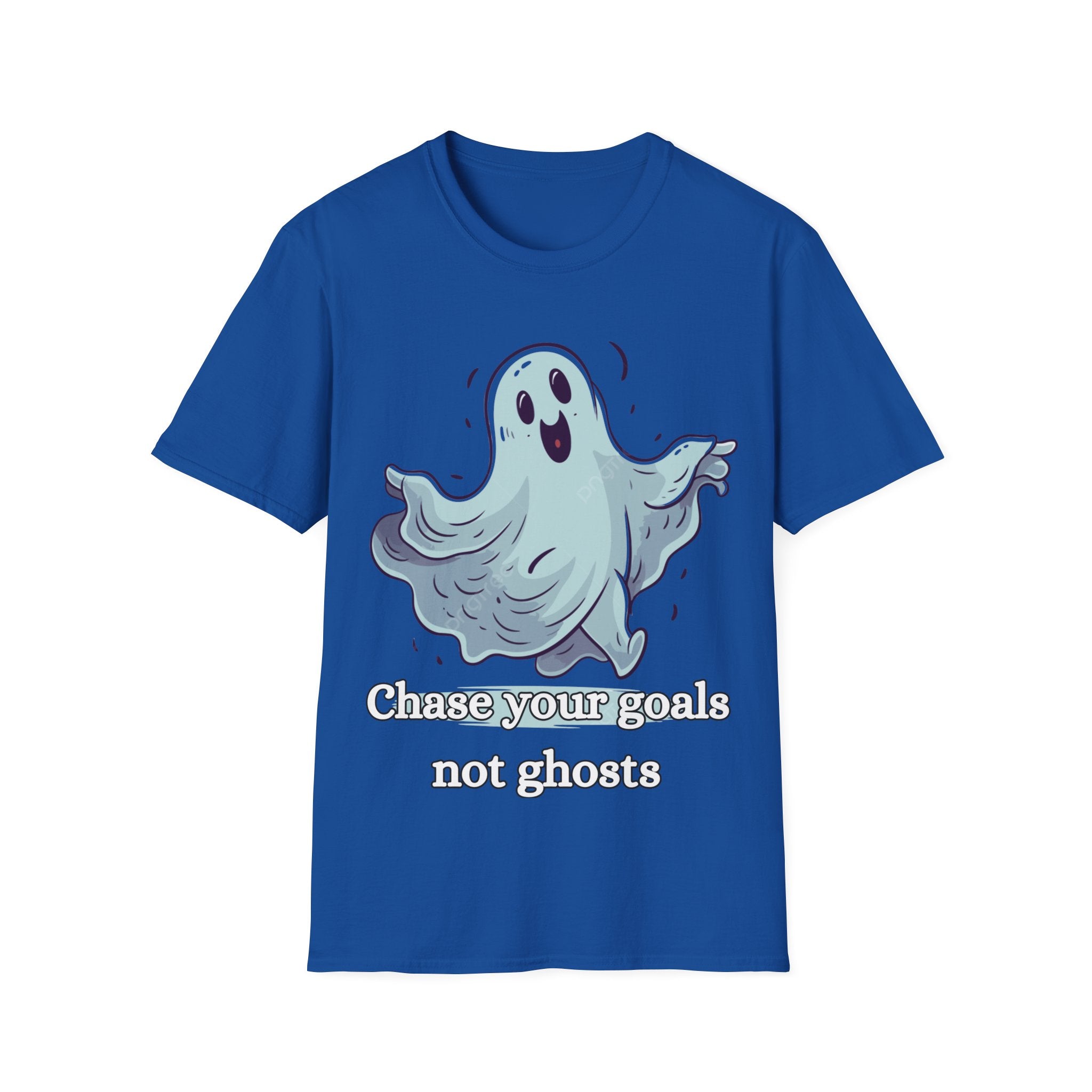 Chase Your Goals Not Ghosts Shirt – Funny Motivational Halloween Graphic Tee