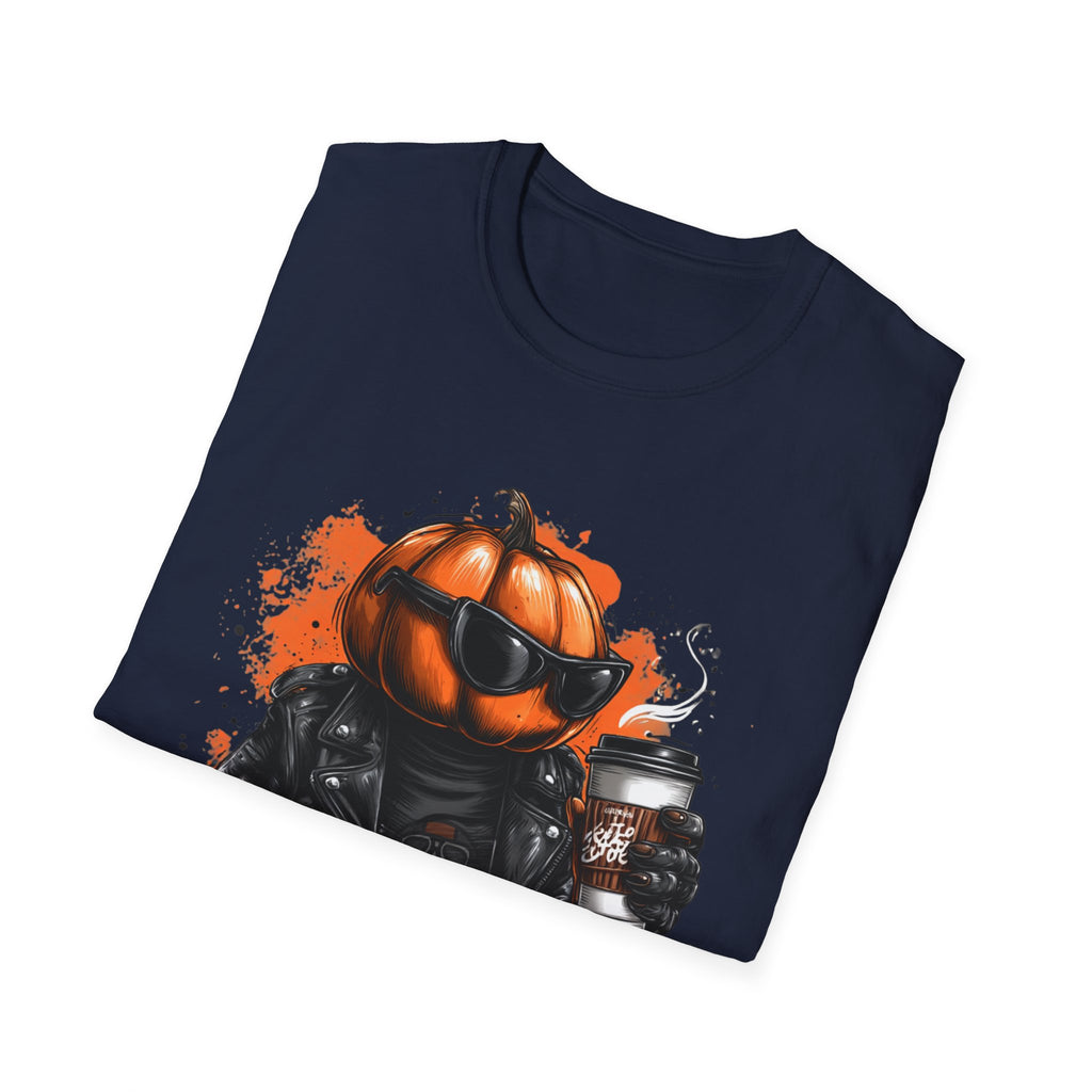 Pumpkin Rebel - Funny Halloween T-Shirt | Positive Spooky Season Graphic Tee - Unisex Softstyle T-Shirt