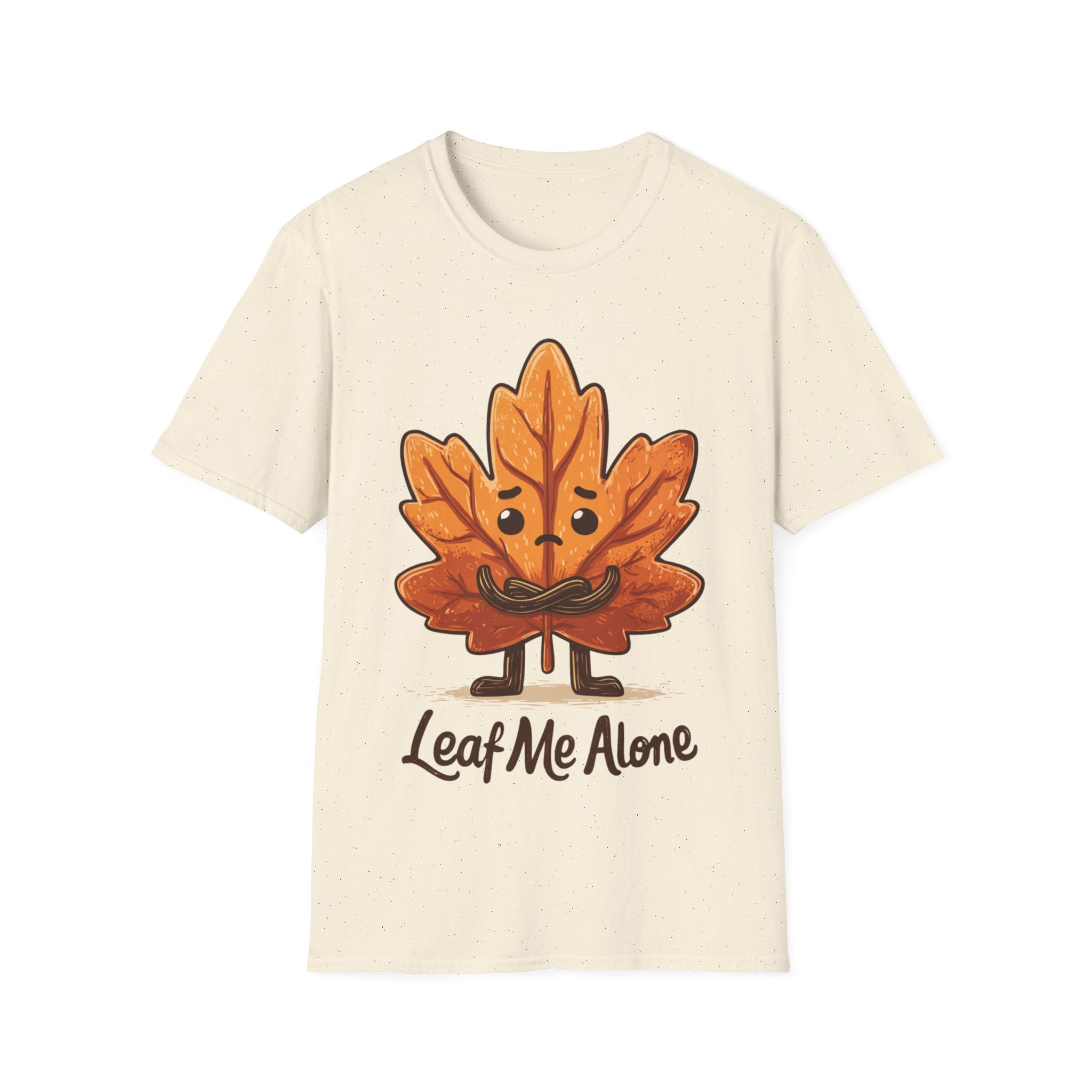 Leaf Me Alone Shirt | Funny Fall T-Shirt | Autumn Pun Graphic Tee | Cozy Pumpkin Season Unisex Top | Gift for Her or Him