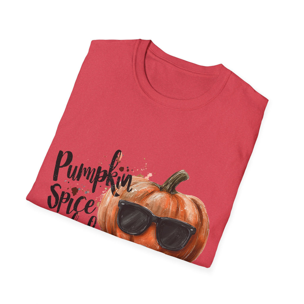 Funny Spooky Tee – Pumpkin Spice Rebel Halloween Graphic Shirt - Unisex Softstyle T-Shirt