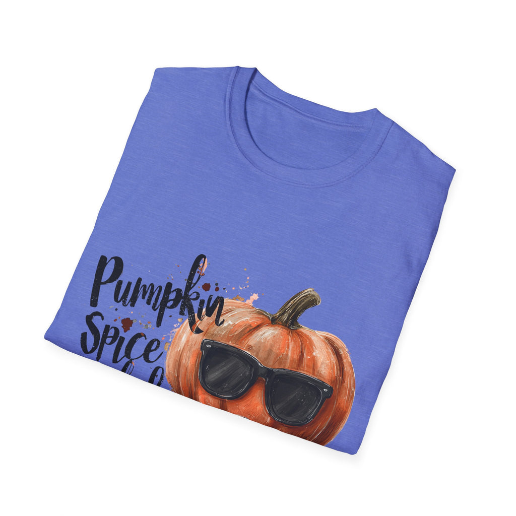 Funny Spooky Tee – Pumpkin Spice Rebel Halloween Graphic Shirt - Unisex Softstyle T-Shirt