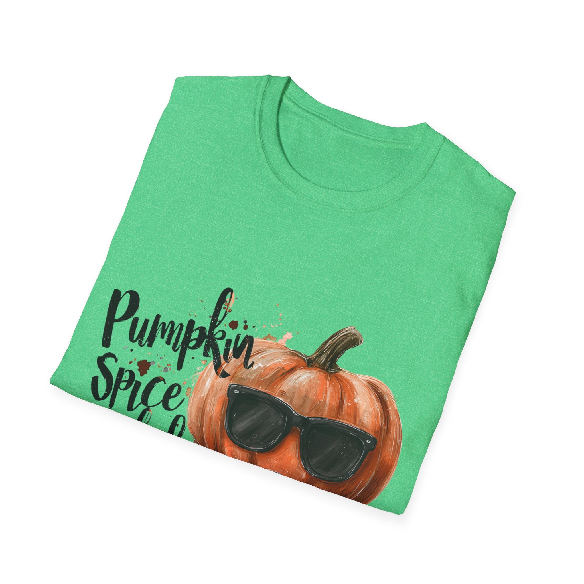 Funny Spooky Tee – Pumpkin Spice Rebel Halloween Graphic Shirt - Unisex Softstyle T-Shirt