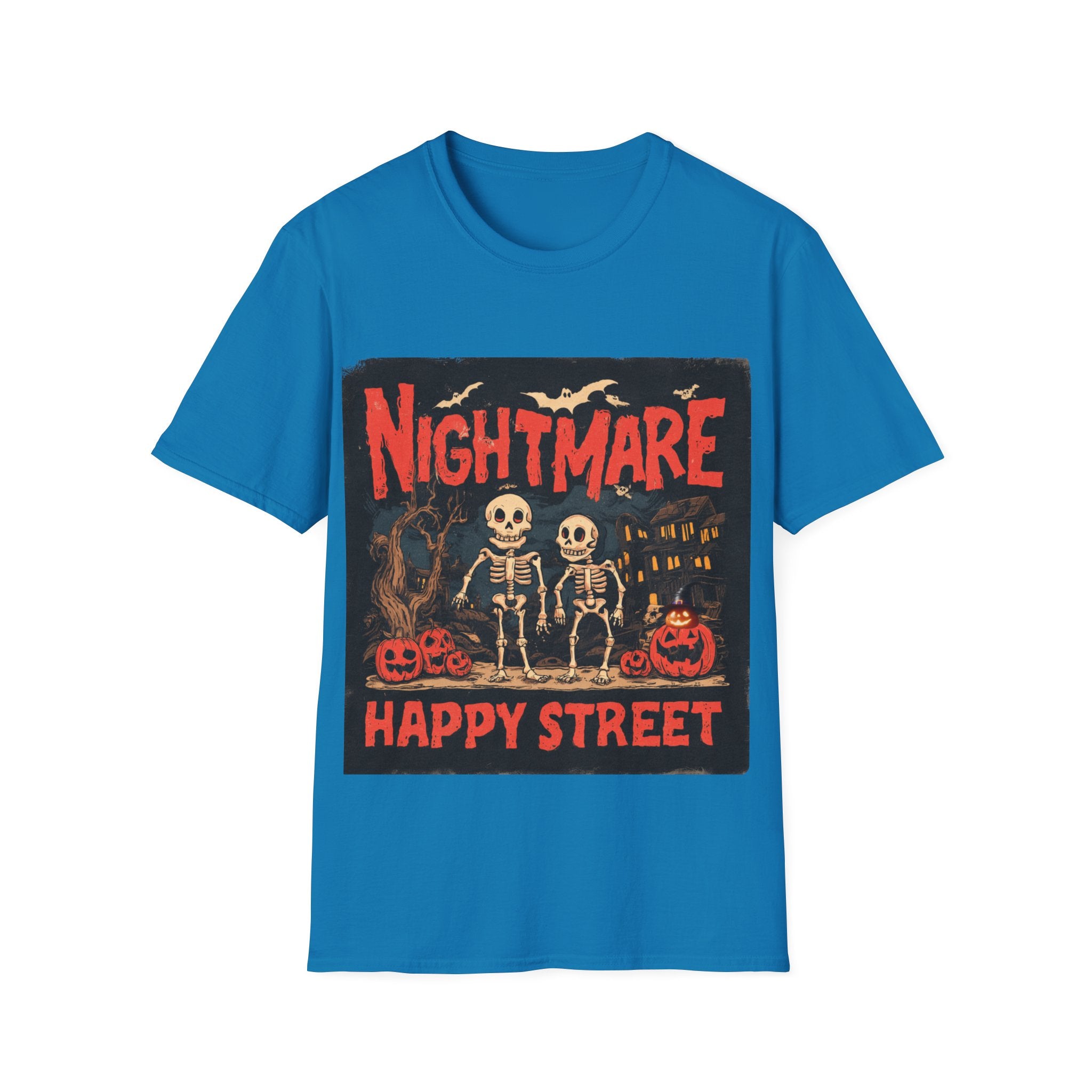 Nightmare Street Shirt | Scary Halloween T-Shirt | Spooky Horror Graphic Tee | Haunted House Creepy Unisex Top