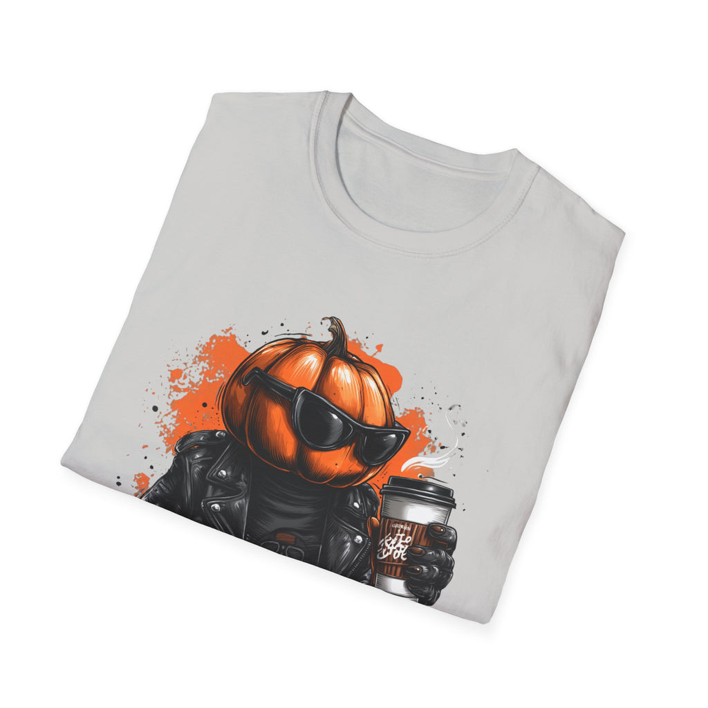 Pumpkin Rebel - Funny Halloween T-Shirt | Positive Spooky Season Graphic Tee - Unisex Softstyle T-Shirt