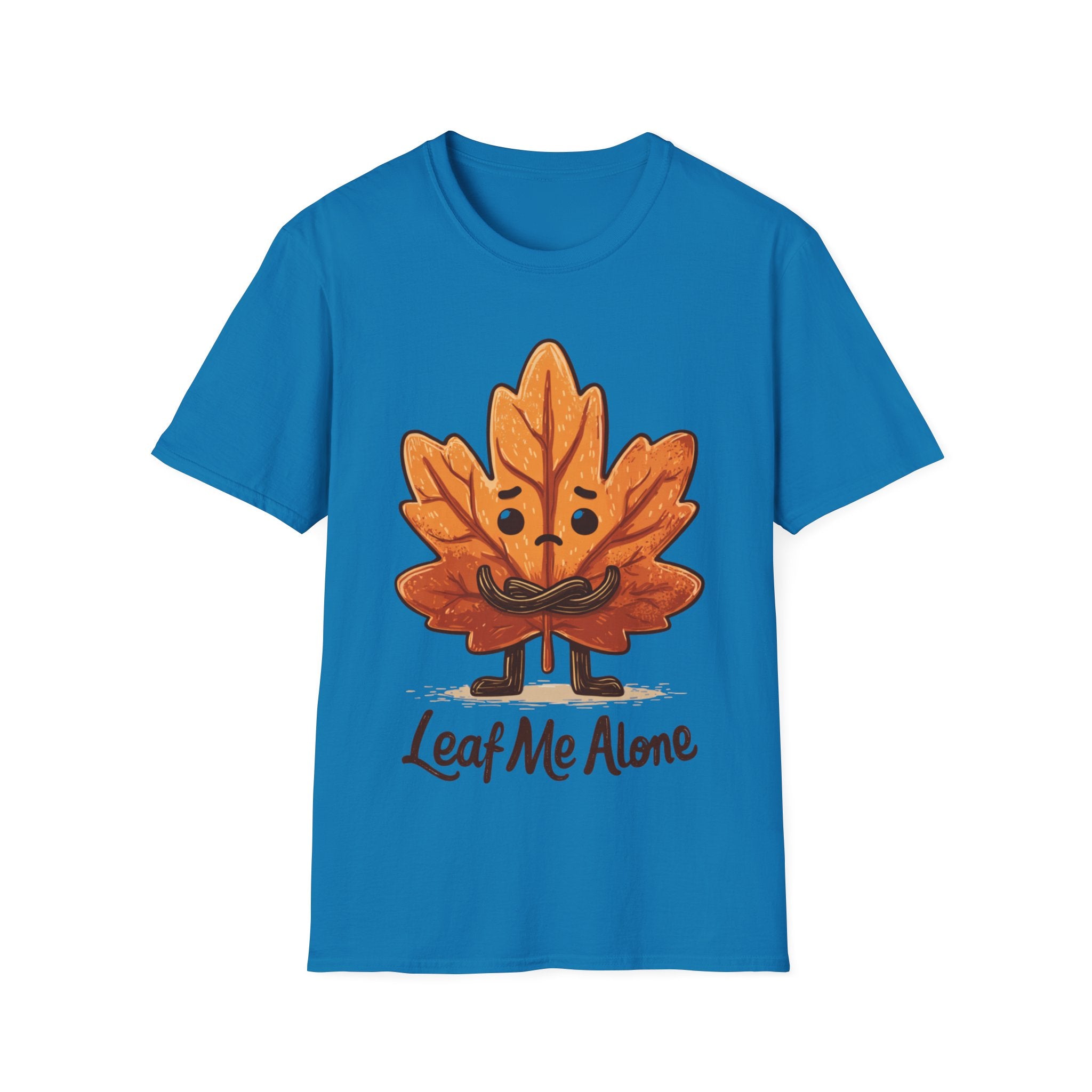 Leaf Me Alone Shirt | Funny Fall T-Shirt | Autumn Pun Graphic Tee | Cozy Pumpkin Season Unisex Top | Gift for Her or Him