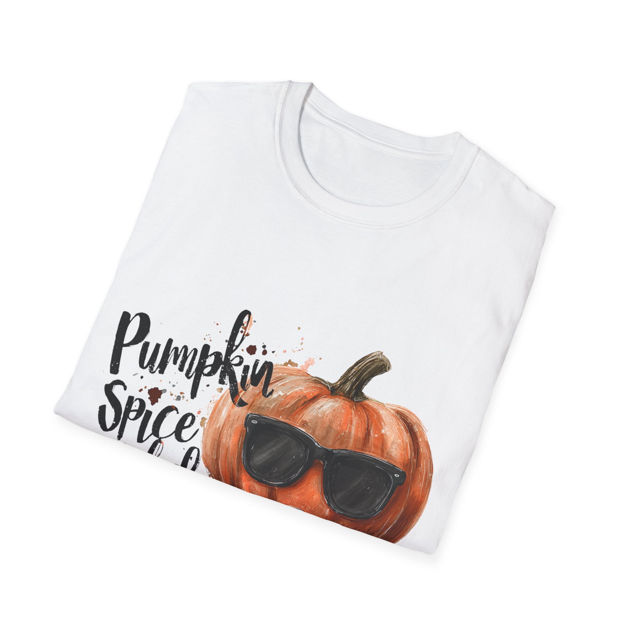 Funny Spooky Tee – Pumpkin Spice Rebel Halloween Graphic Shirt - Unisex Softstyle T-Shirt