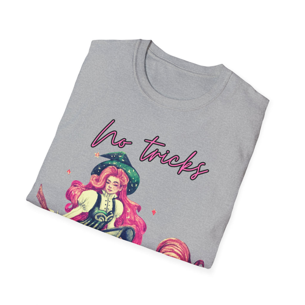 No Tricks Just Self-Love T-Shirt – Positive Halloween Graphic Tee | Unisex  Softstyle Cotton Shirt