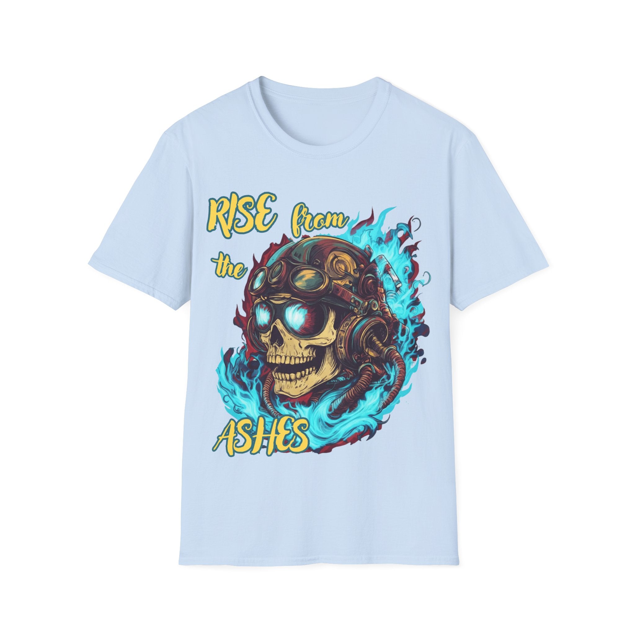 Rise from the Ashes Shirt – Empowering Quote Tee, Casual Streetwear -Uplifting Inspirational Gift