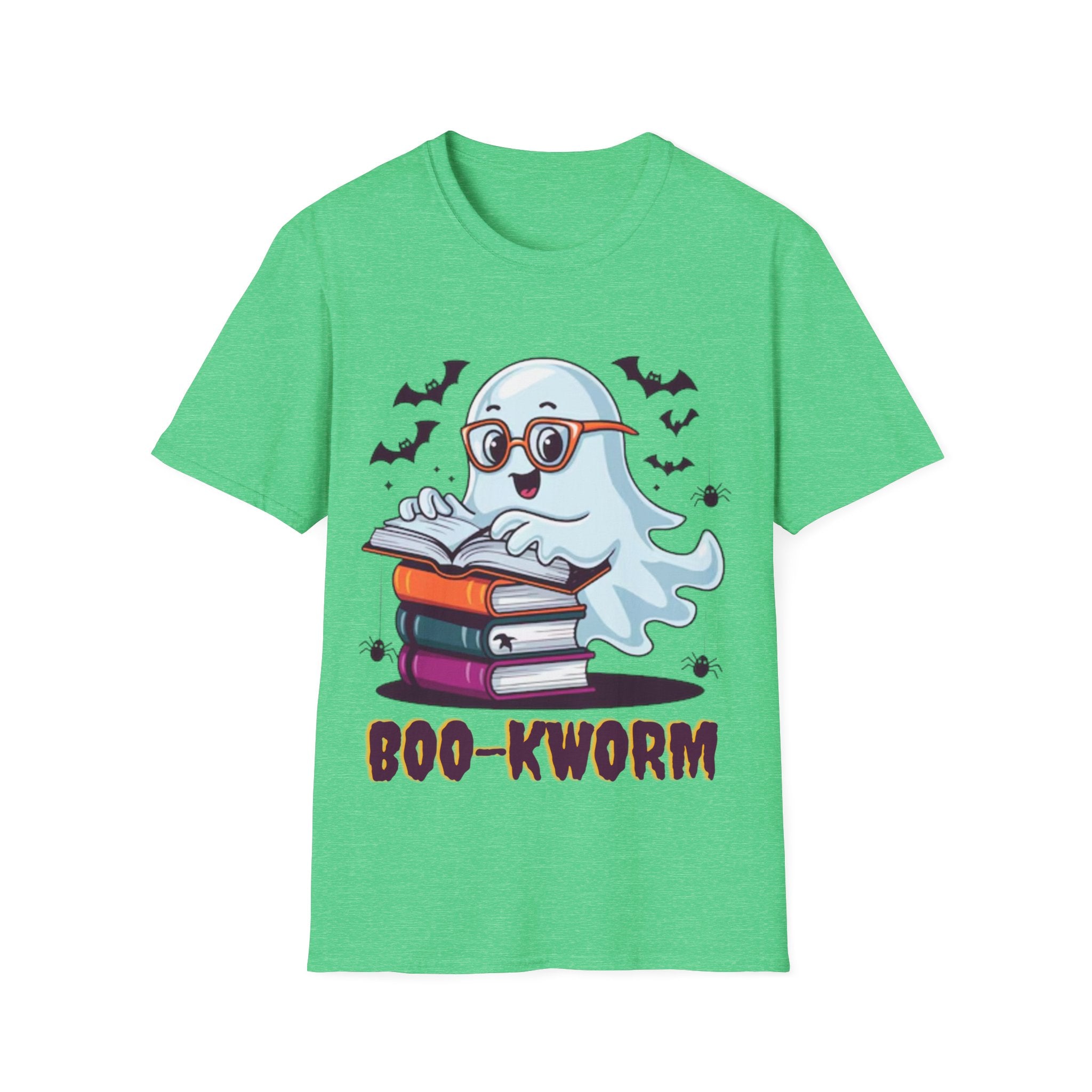 Boo-Kworm T-Shirt – Funny Halloween Book Lover Graphic Tee | Unisex Cotton Shirt