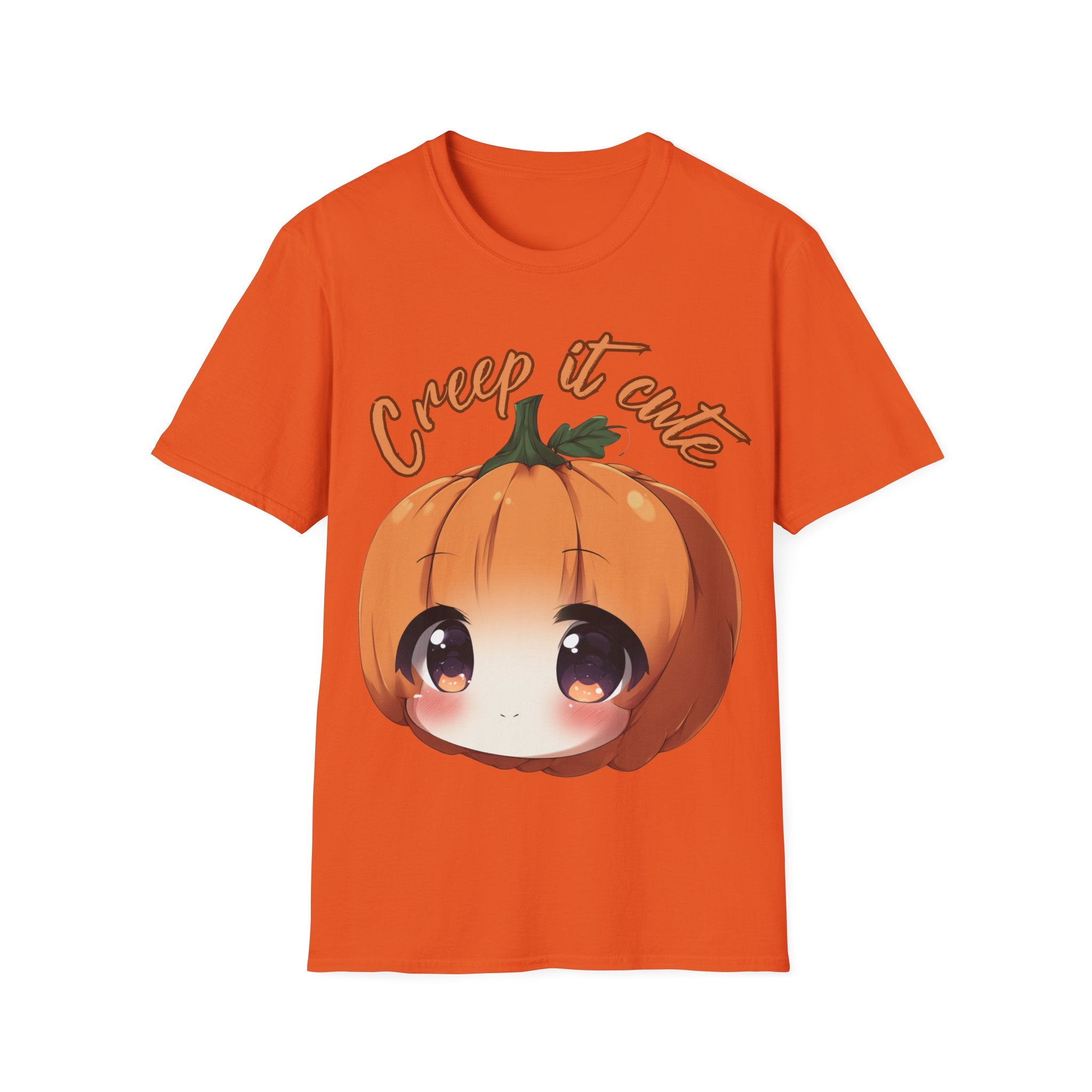 Creep It Cute Halloween T-Shirt – Fun Spooky Season Graphic Tee | Cute  pumpkin head Shirt