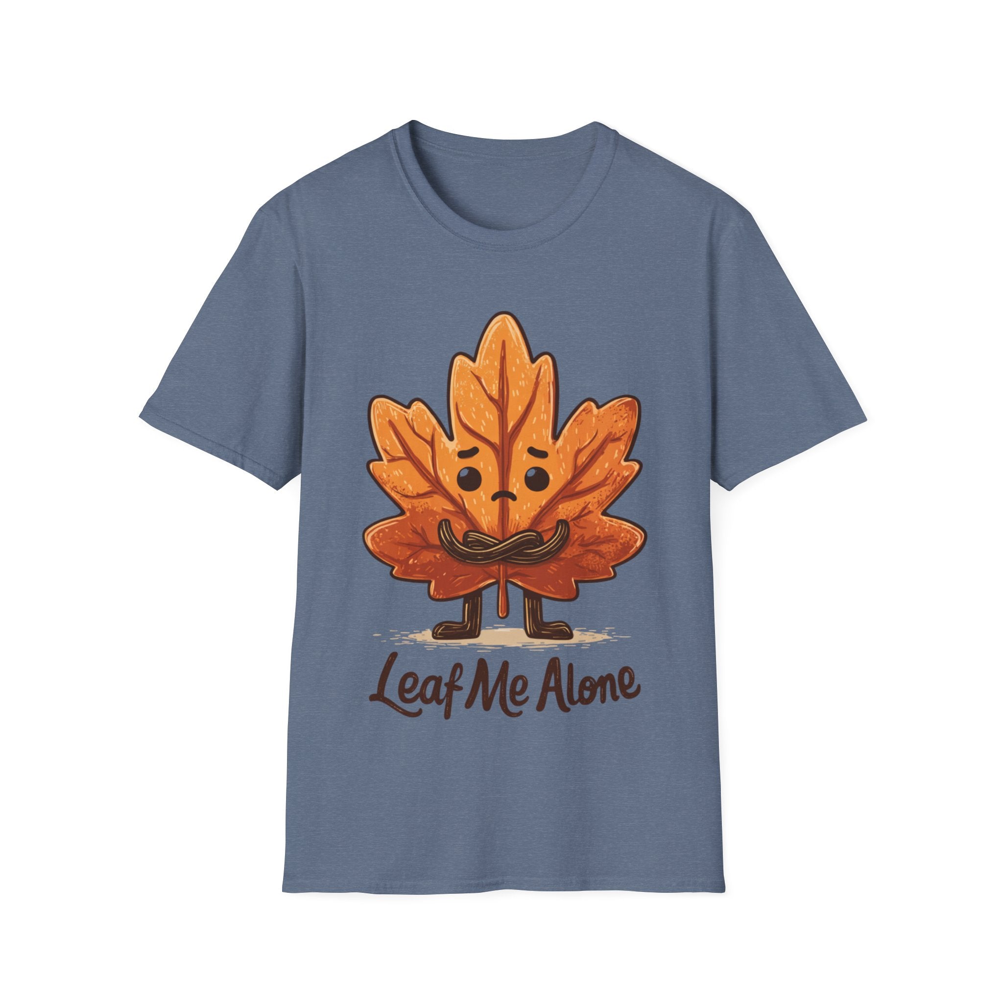 Leaf Me Alone Shirt | Funny Fall T-Shirt | Autumn Pun Graphic Tee | Cozy Pumpkin Season Unisex Top | Gift for Her or Him
