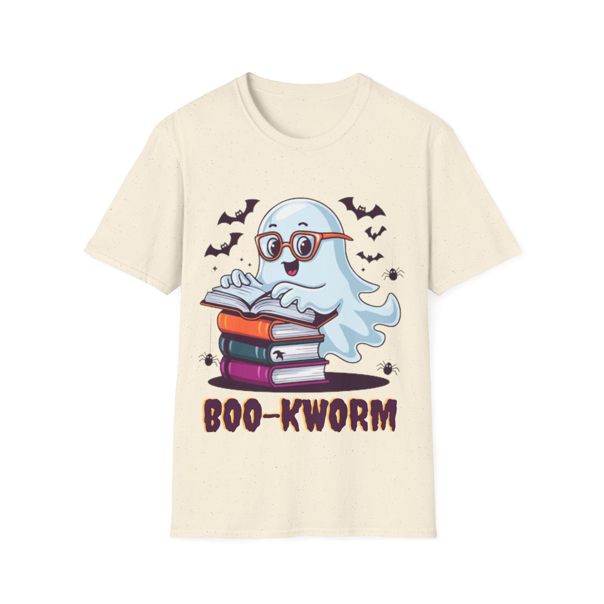 Boo-Kworm T-Shirt – Funny Halloween Book Lover Graphic Tee | Unisex Cotton Shirt