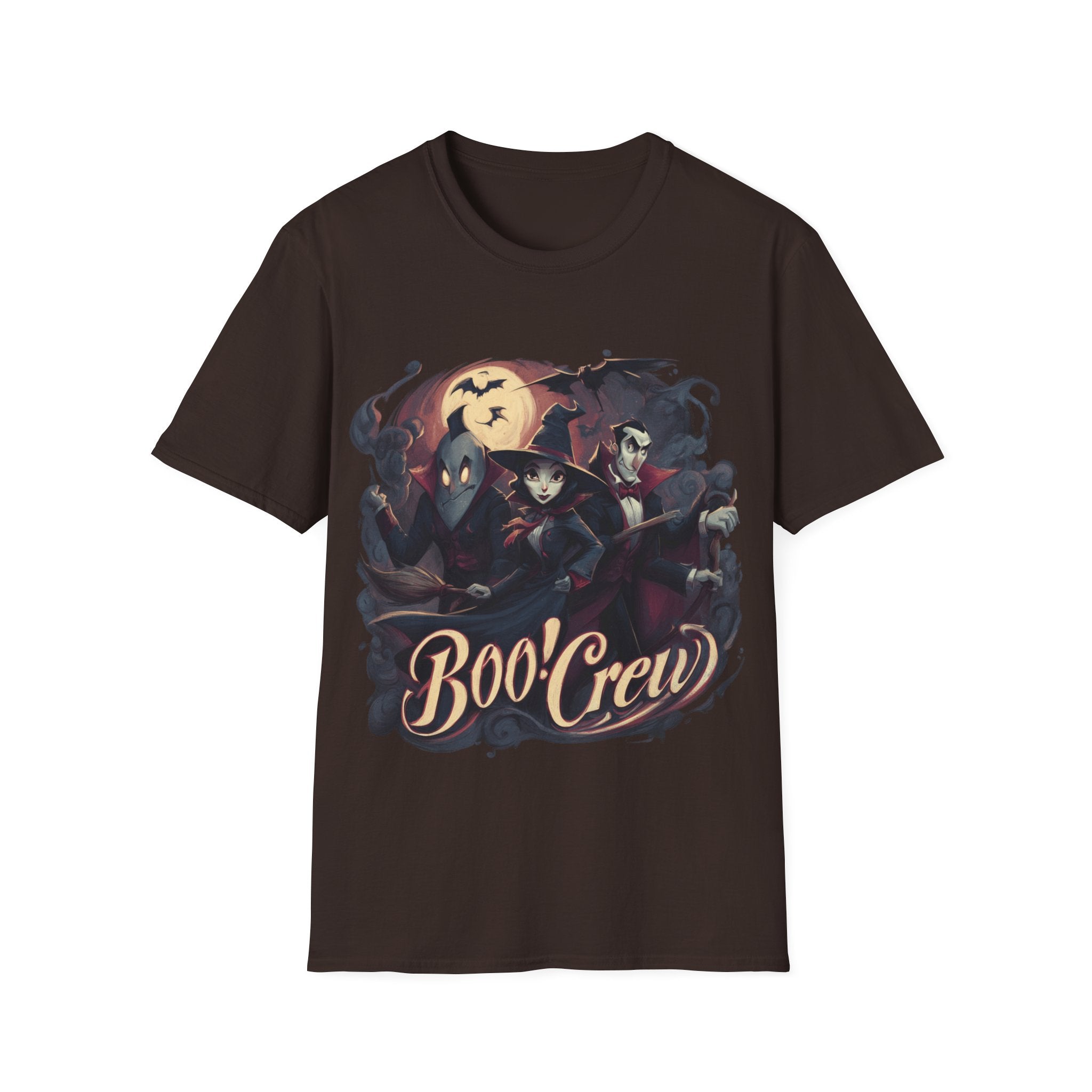 Boo Crew T-Shirt – Funny Halloween Matching Graphic Tee | Unisex Cotton Shirt