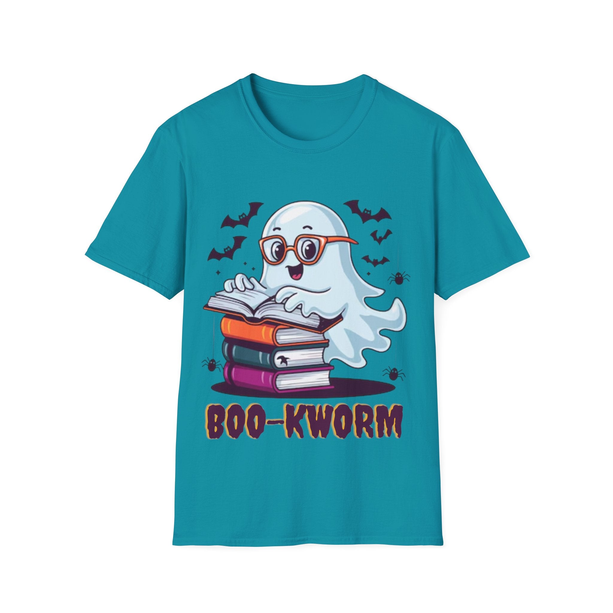 Boo-Kworm T-Shirt – Funny Halloween Book Lover Graphic Tee | Unisex Cotton Shirt