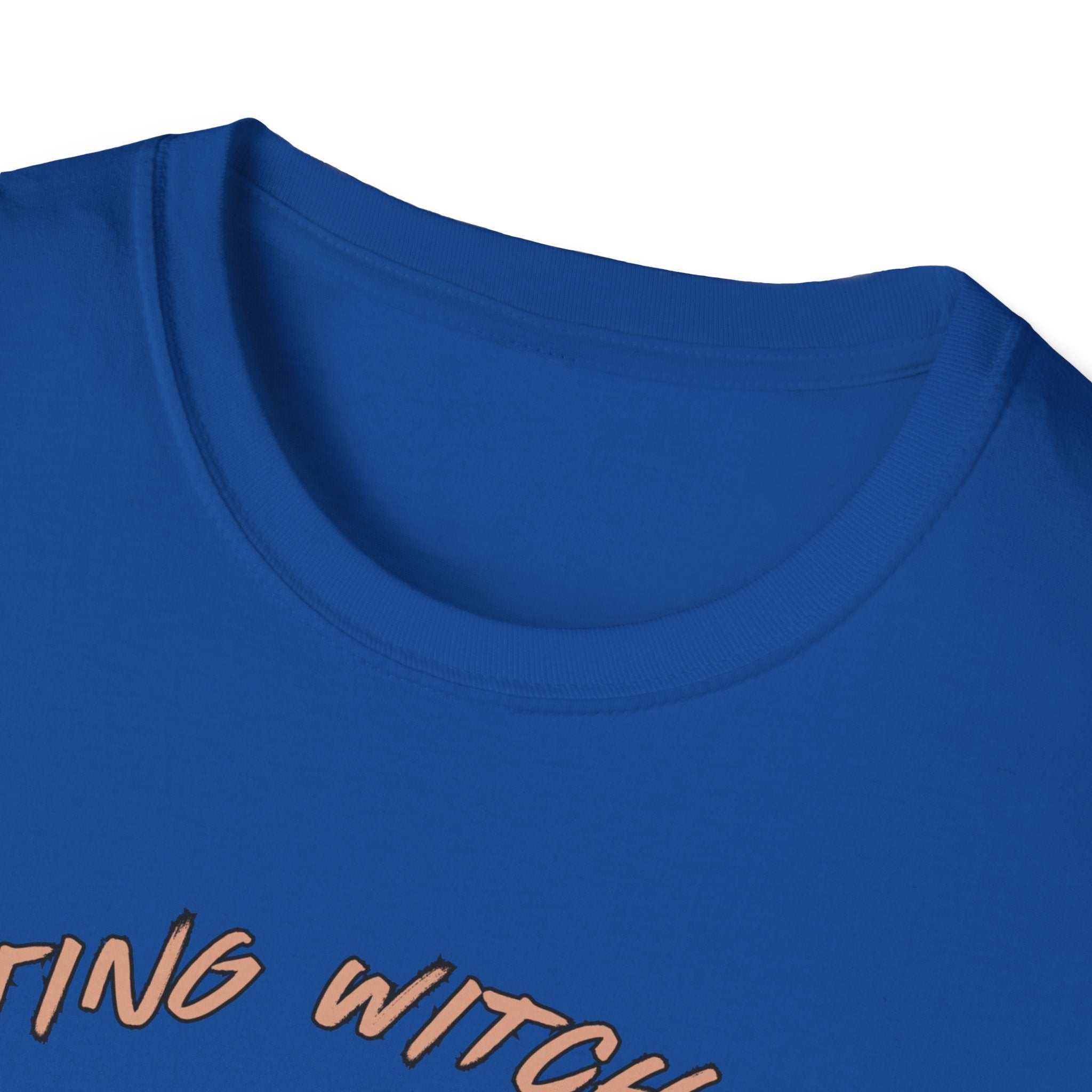Resting Witch Face T-Shirt – Funny Halloween Graphic Tee for Women & Men | Unisex Cotton Shirt Softstyle T-Shirt