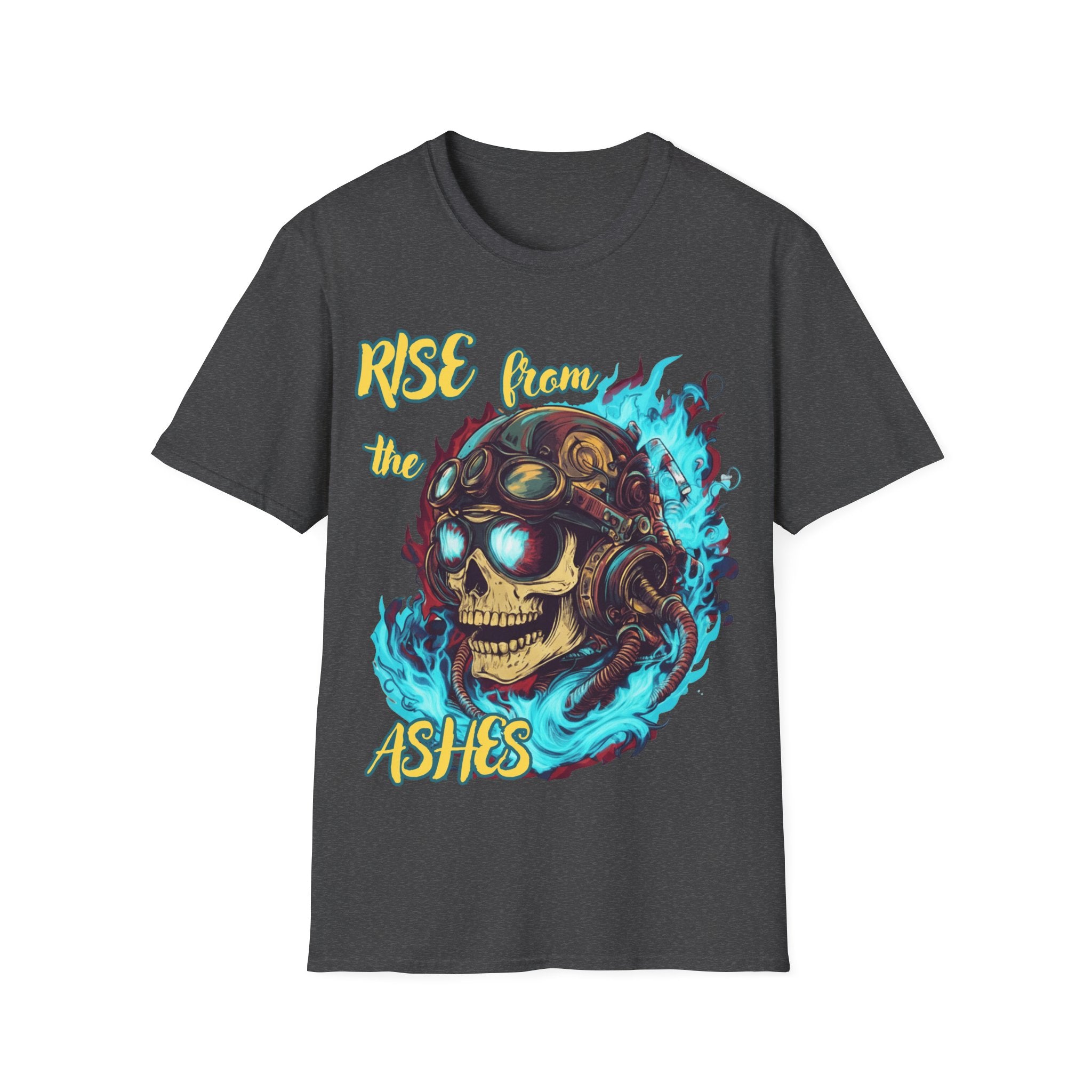 Rise from the Ashes Shirt – Empowering Quote Tee, Casual Streetwear -Uplifting Inspirational Gift