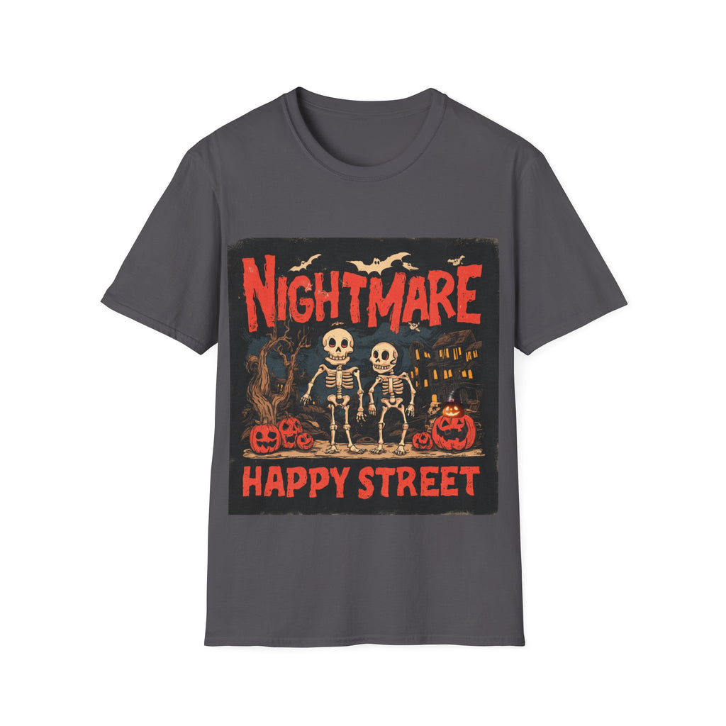 Nightmare Street Shirt | Scary Halloween T-Shirt | Spooky Horror Graphic Tee | Haunted House Creepy Unisex Top