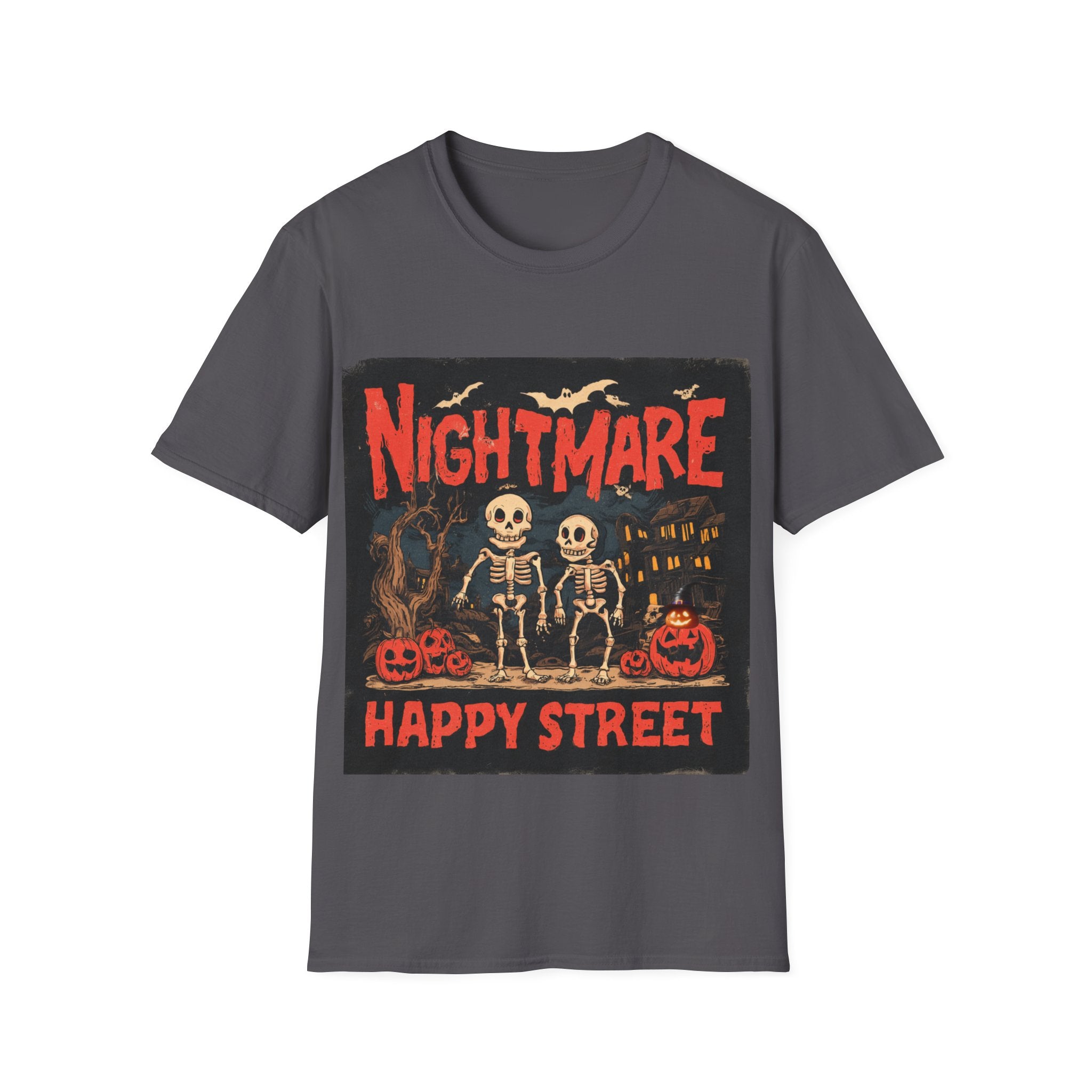 Nightmare Street Shirt | Scary Halloween T-Shirt | Spooky Horror Graphic Tee | Haunted House Creepy Unisex Top