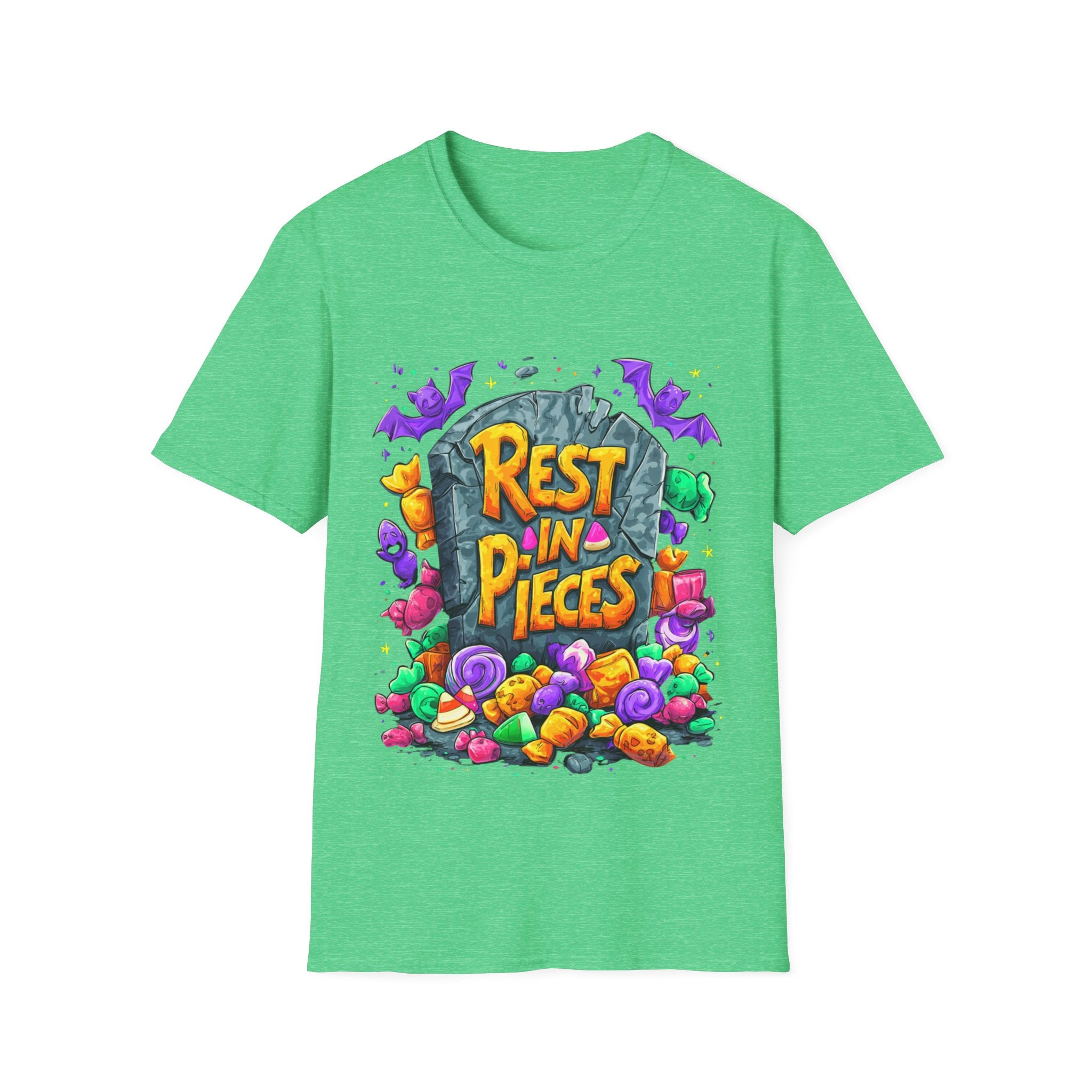 Rest in Pieces T-Shirt – Funny Halloween Graphic Tee | Unisex Cotton Softstyle Shirt
