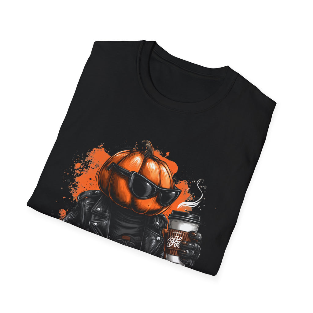 Pumpkin Rebel - Funny Halloween T-Shirt | Positive Spooky Season Graphic Tee - Unisex Softstyle T-Shirt