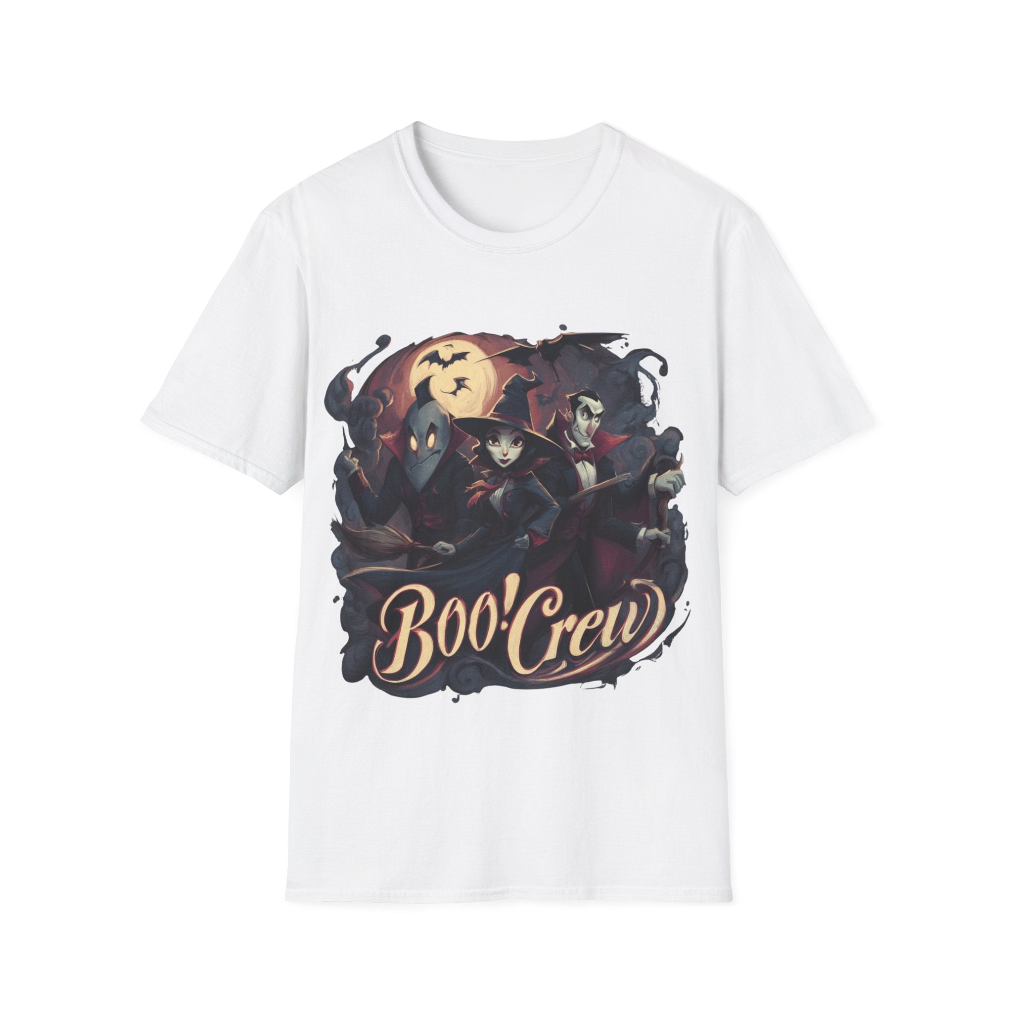 Boo Crew T-Shirt – Funny Halloween Matching Graphic Tee | Unisex Cotton Shirt