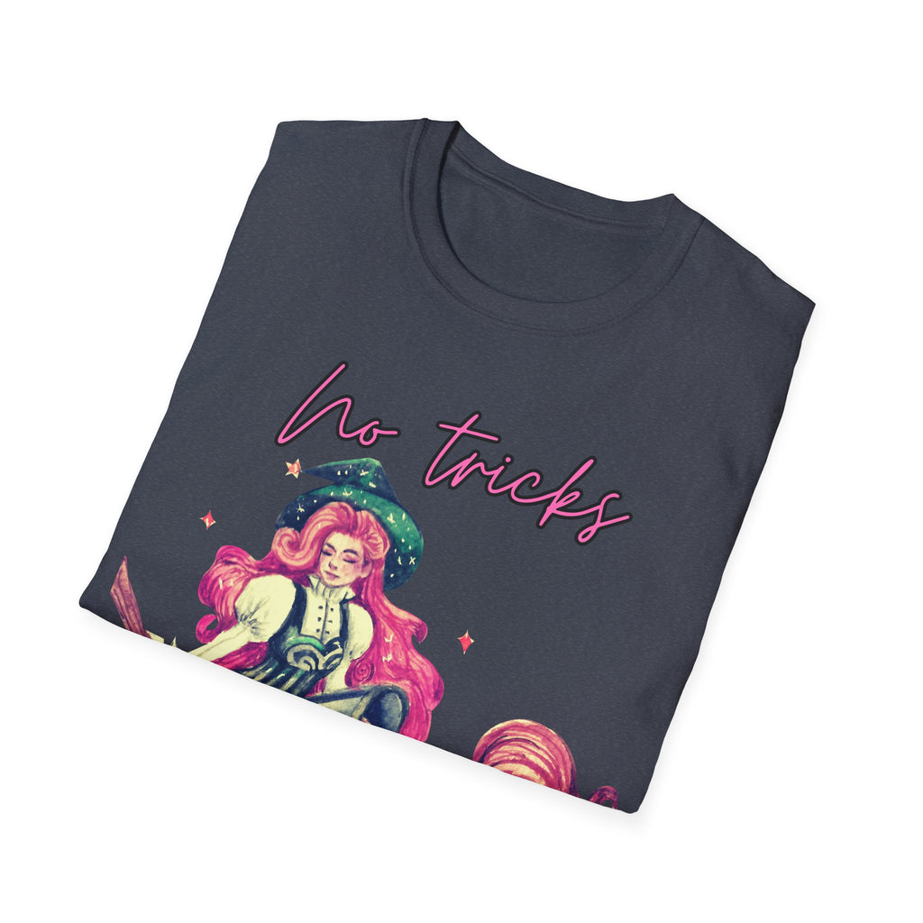 No Tricks Just Self-Love T-Shirt – Positive Halloween Graphic Tee | Unisex  Softstyle Cotton Shirt