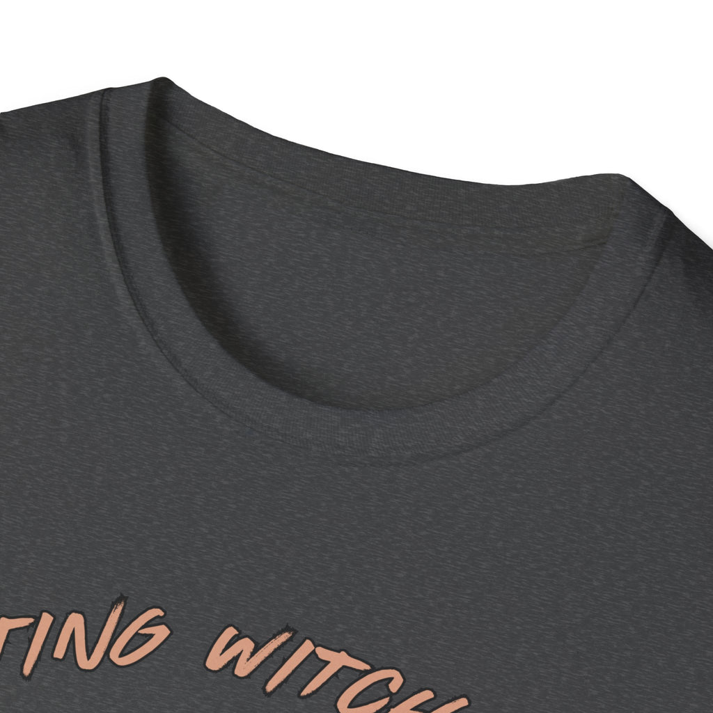 Resting Witch Face T-Shirt – Funny Halloween Graphic Tee for Women & Men | Unisex Cotton Shirt Softstyle T-Shirt