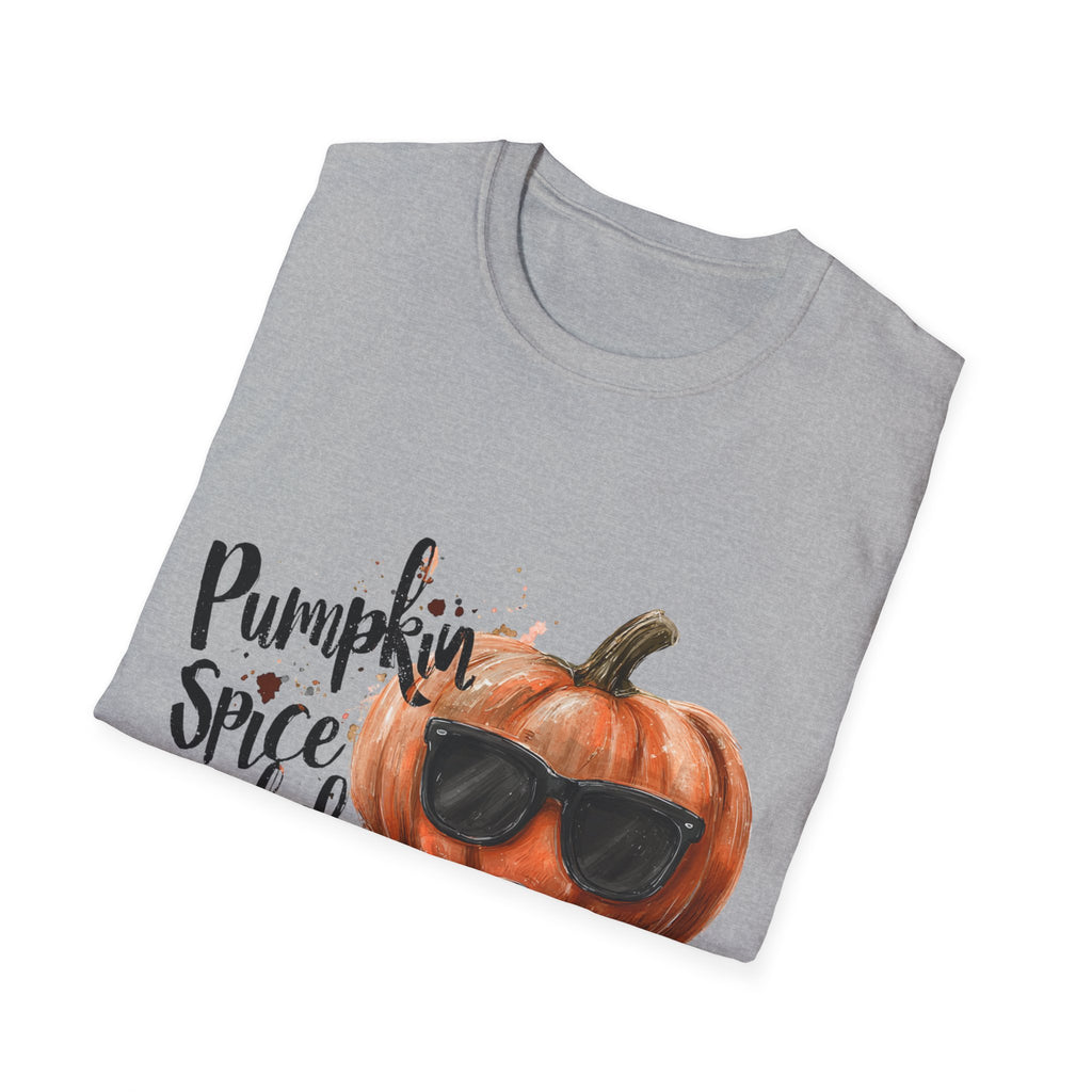 Funny Spooky Tee – Pumpkin Spice Rebel Halloween Graphic Shirt - Unisex Softstyle T-Shirt