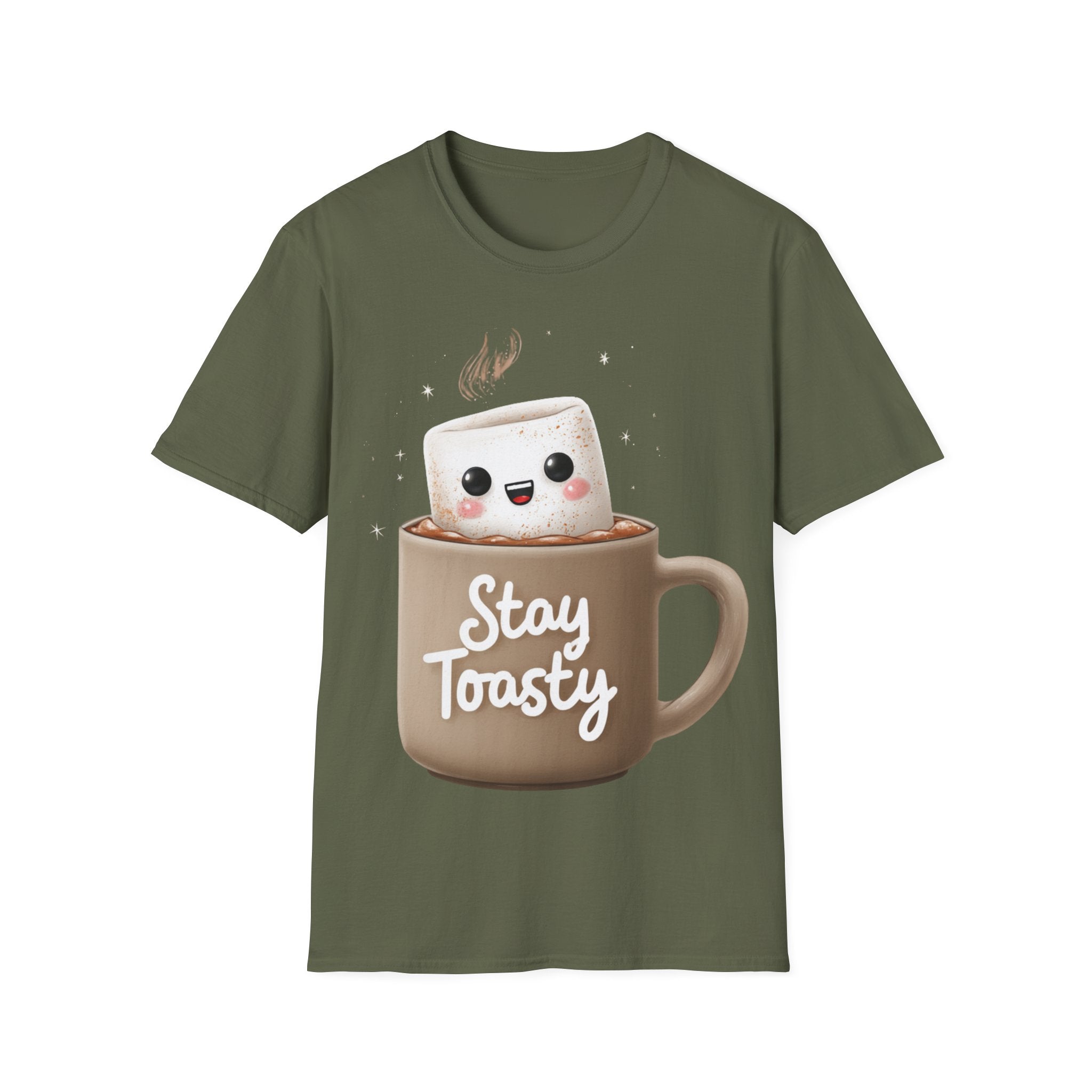 Stay Toasty Shirt | Cozy Fall Winter T-Shirt | Cute Camping Graphic Tee | Holiday Season Unisex Top