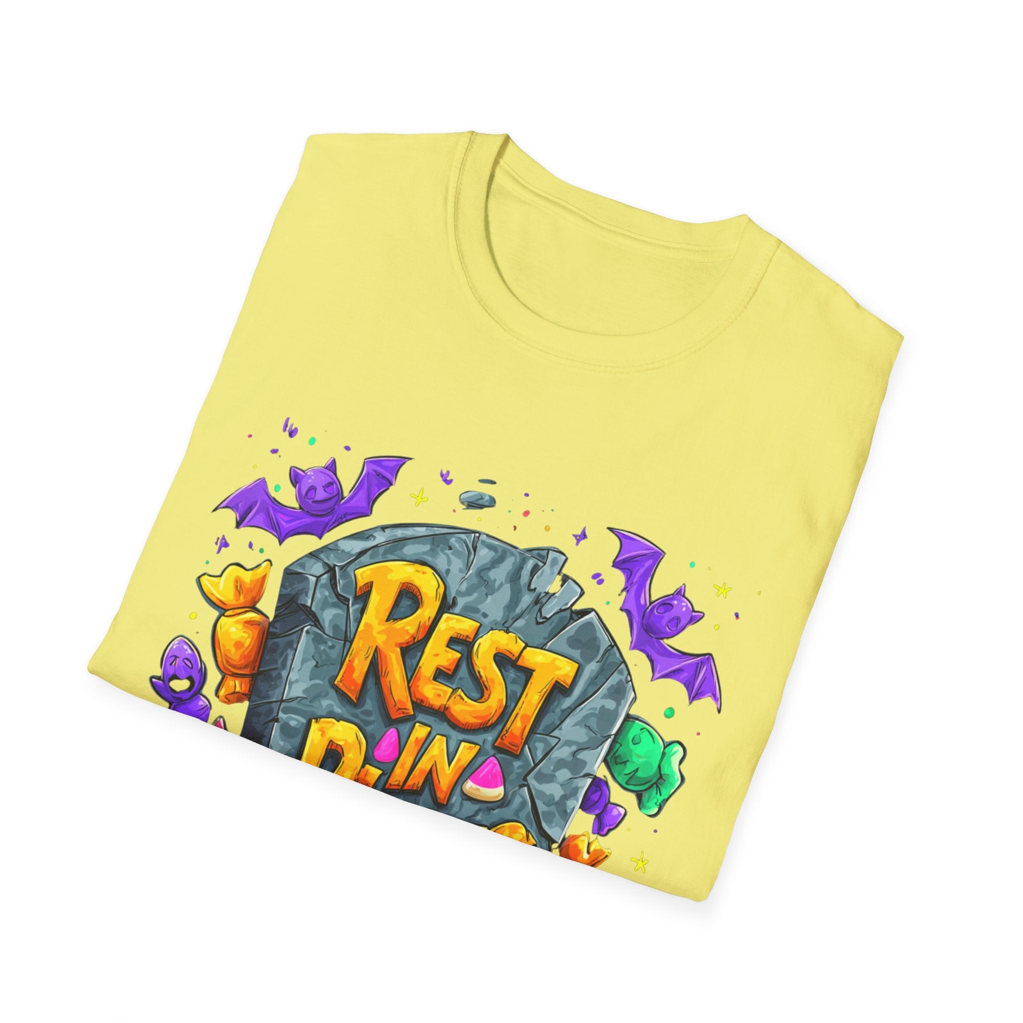 Rest in Pieces T-Shirt – Funny Halloween Graphic Tee | Unisex Cotton Softstyle Shirt