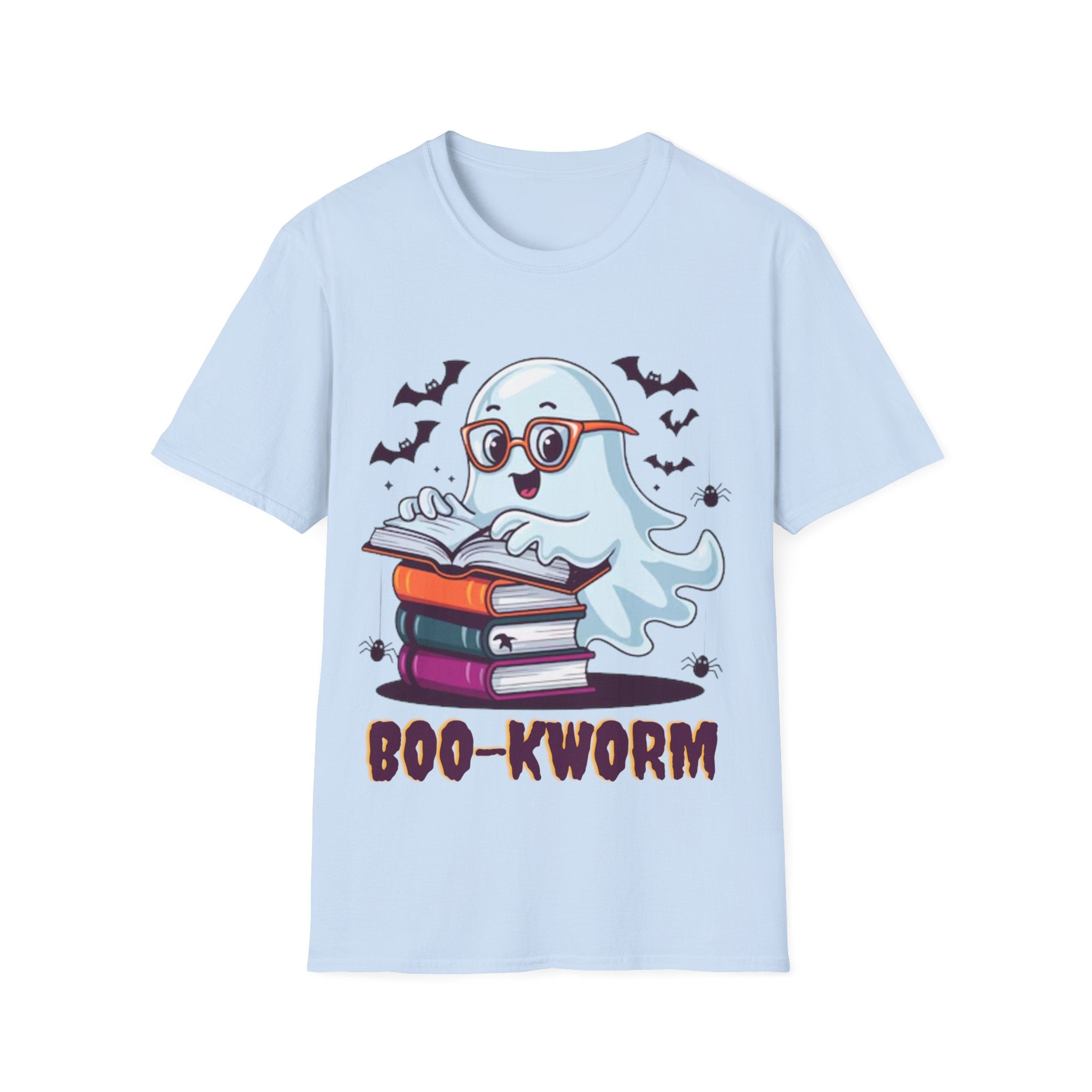 Boo-Kworm T-Shirt – Funny Halloween Book Lover Graphic Tee | Unisex Cotton Shirt