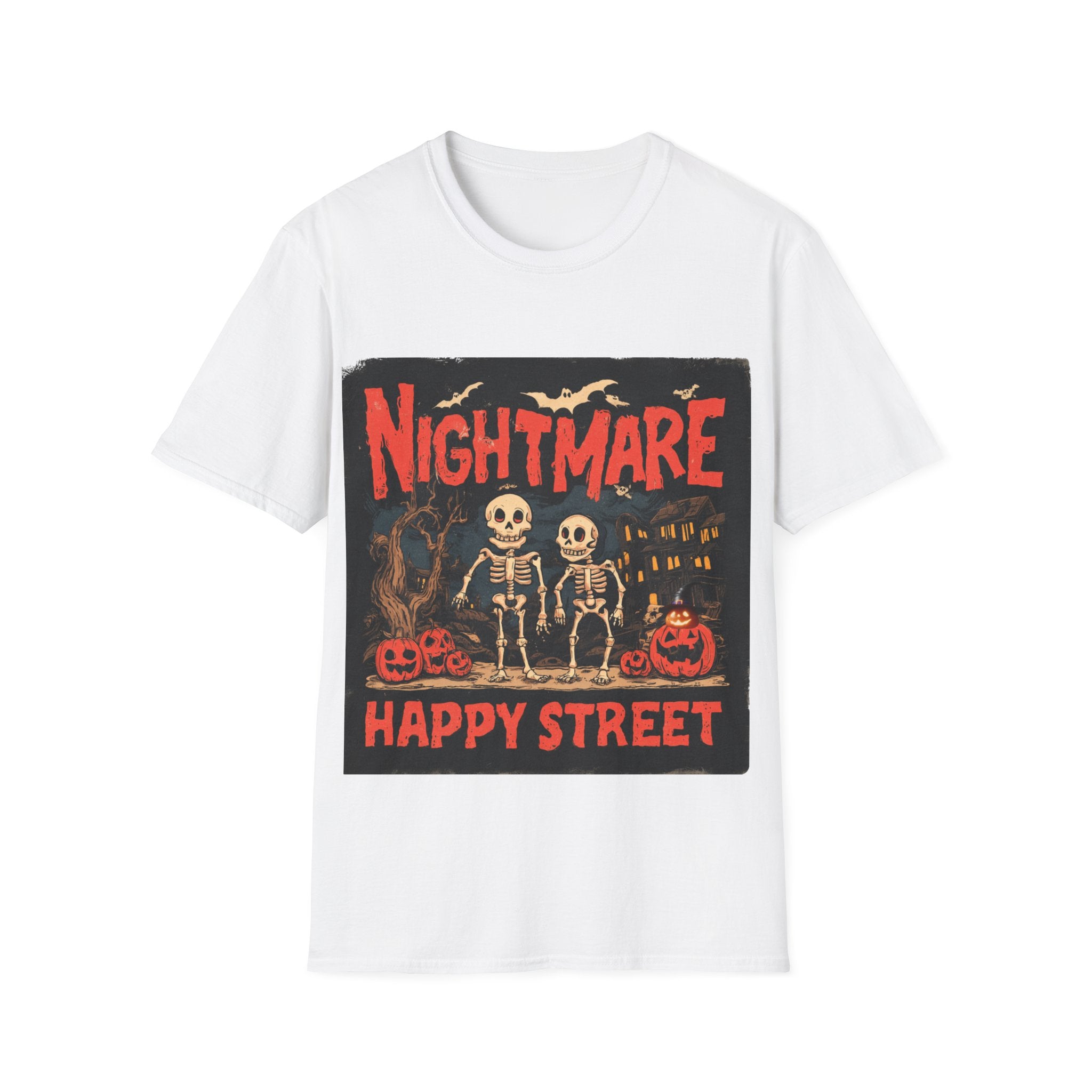 Nightmare Street Shirt | Scary Halloween T-Shirt | Spooky Horror Graphic Tee | Haunted House Creepy Unisex Top