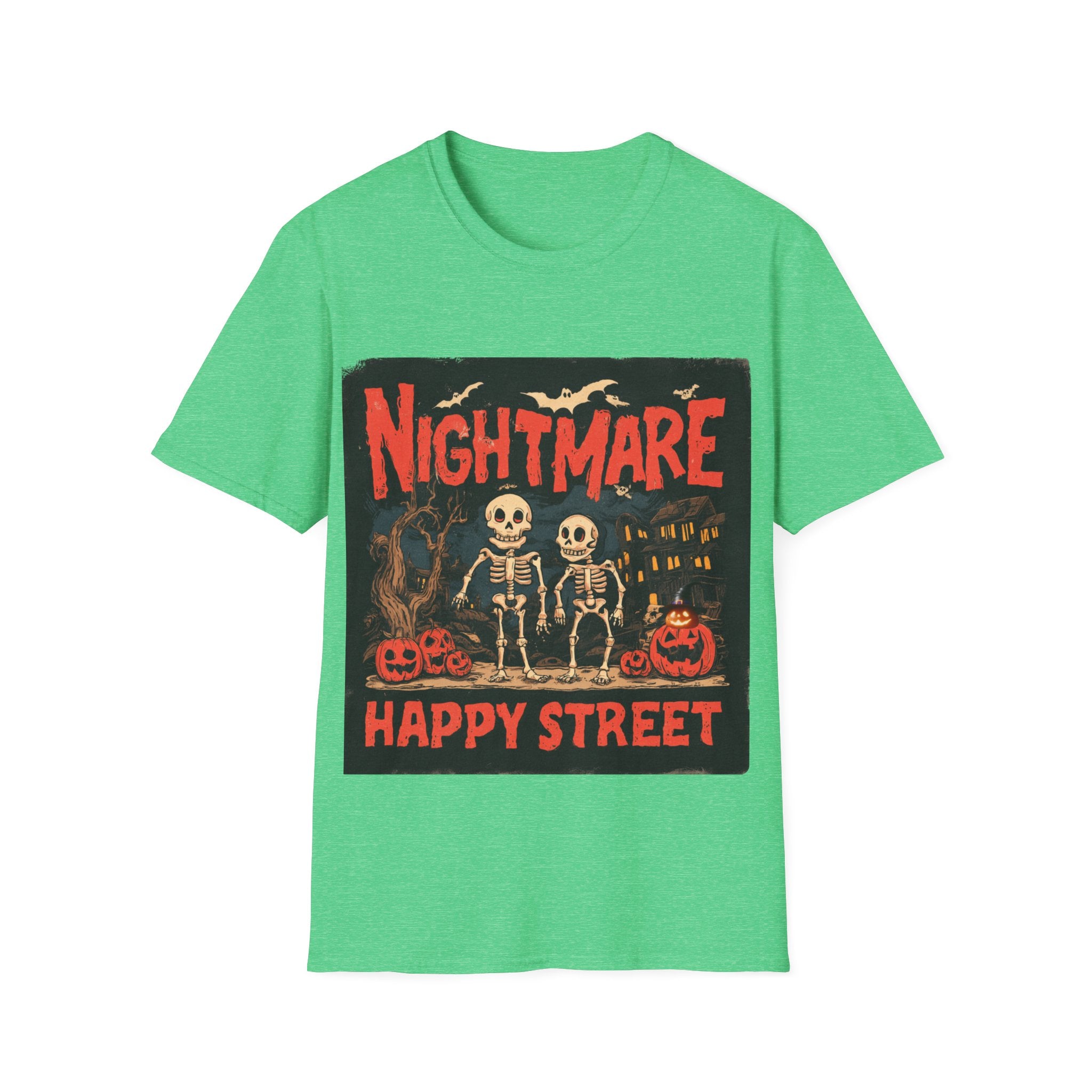 Nightmare Street Shirt | Scary Halloween T-Shirt | Spooky Horror Graphic Tee | Haunted House Creepy Unisex Top