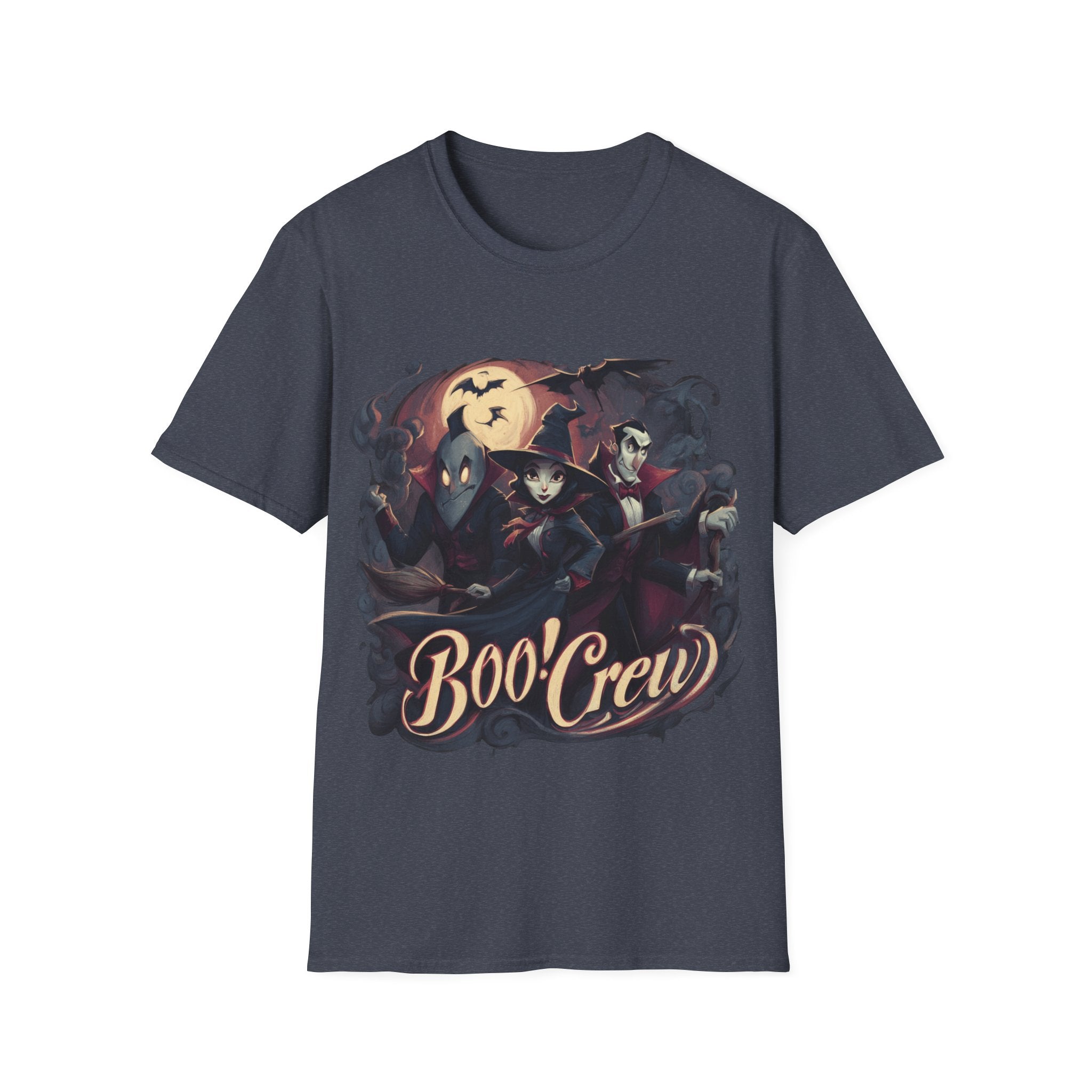 Boo Crew T-Shirt – Funny Halloween Matching Graphic Tee | Unisex Cotton Shirt