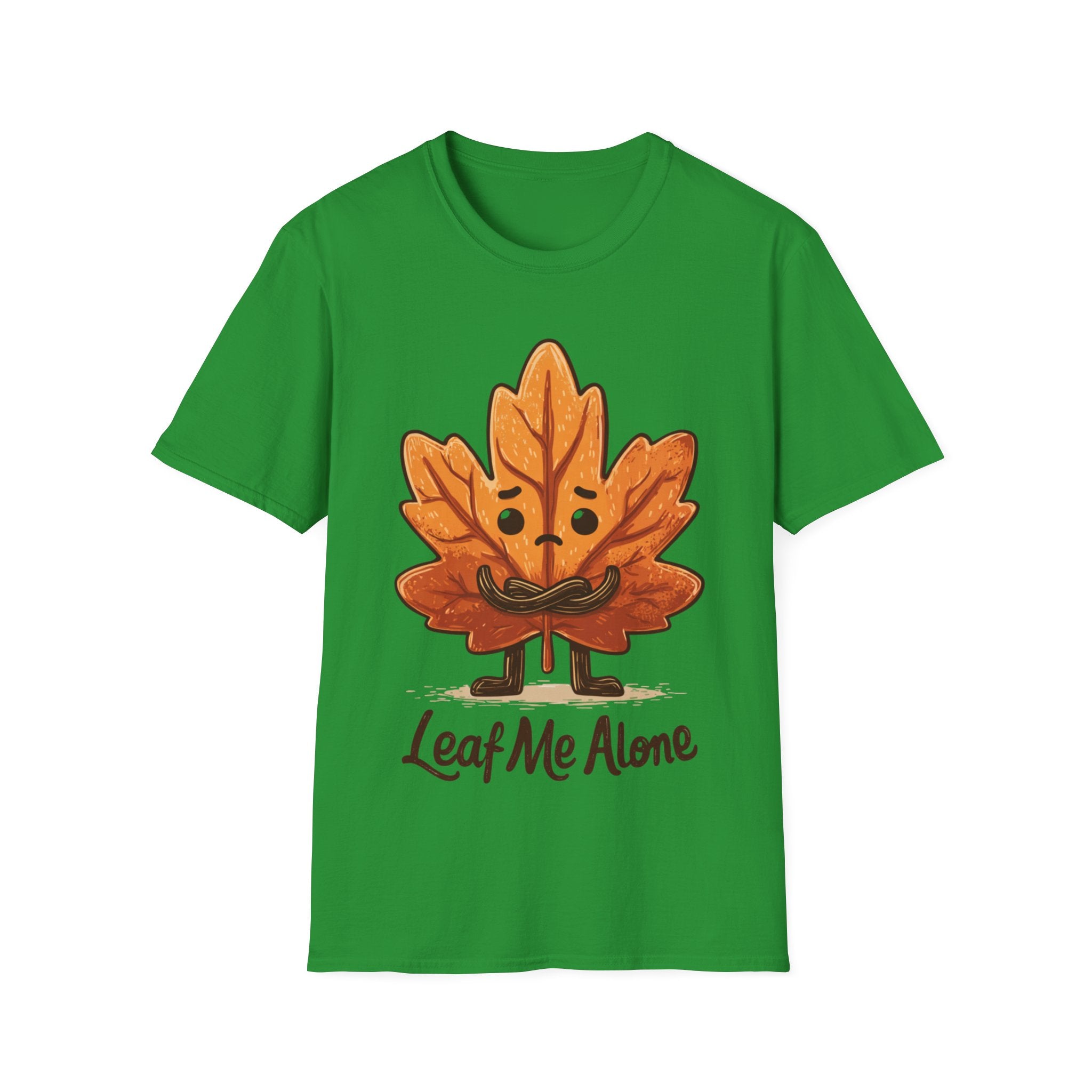 Leaf Me Alone Shirt | Funny Fall T-Shirt | Autumn Pun Graphic Tee | Cozy Pumpkin Season Unisex Top | Gift for Her or Him