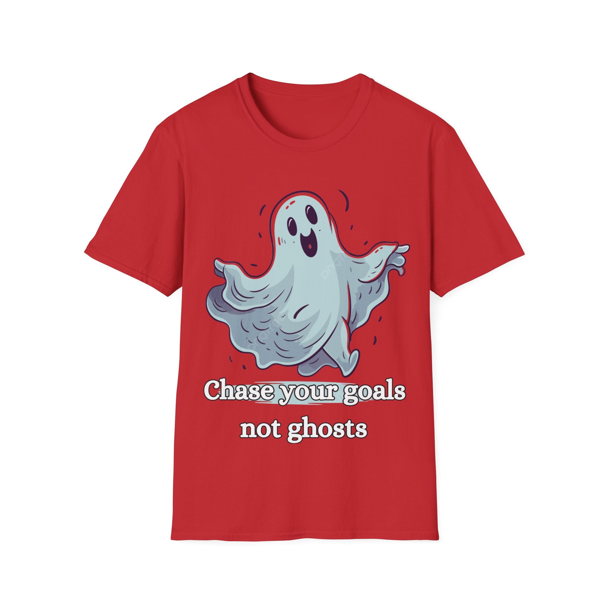 Chase Your Goals Not Ghosts Shirt – Funny Motivational Halloween Graphic Tee