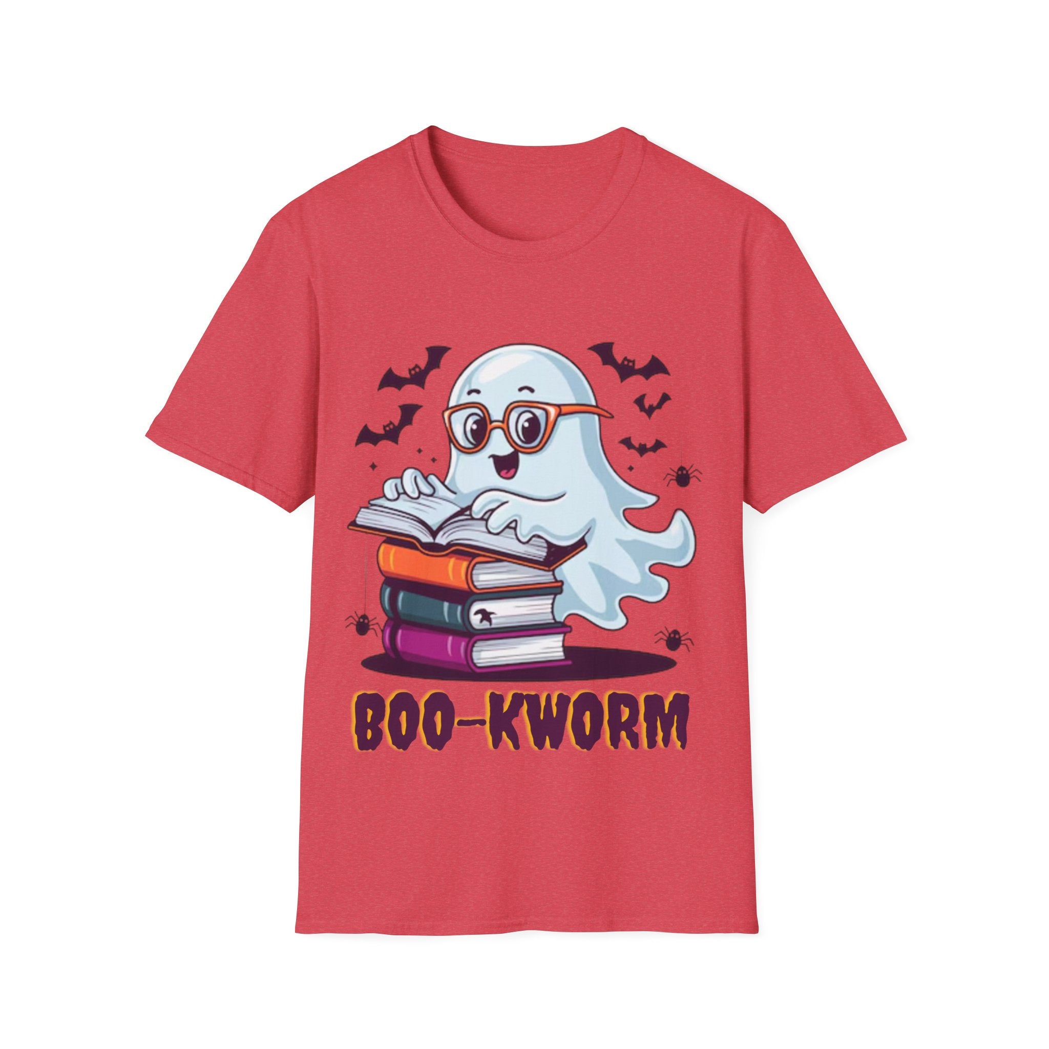 Boo-Kworm T-Shirt – Funny Halloween Book Lover Graphic Tee | Unisex Cotton Shirt