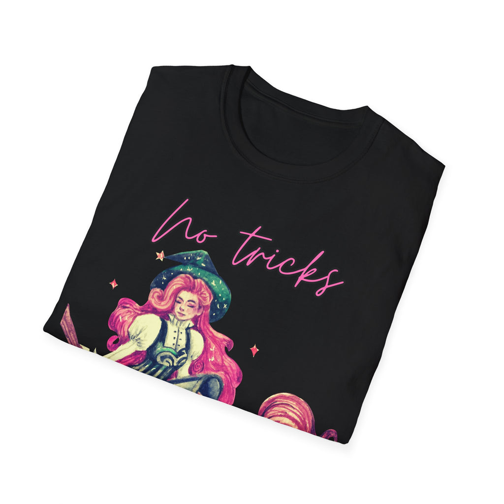 No Tricks Just Self-Love T-Shirt – Positive Halloween Graphic Tee | Unisex  Softstyle Cotton Shirt