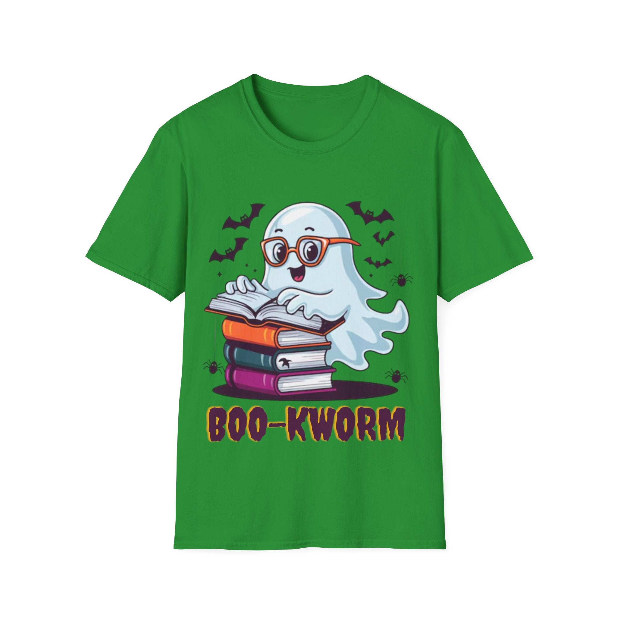 Boo-Kworm T-Shirt – Funny Halloween Book Lover Graphic Tee | Unisex Cotton Shirt