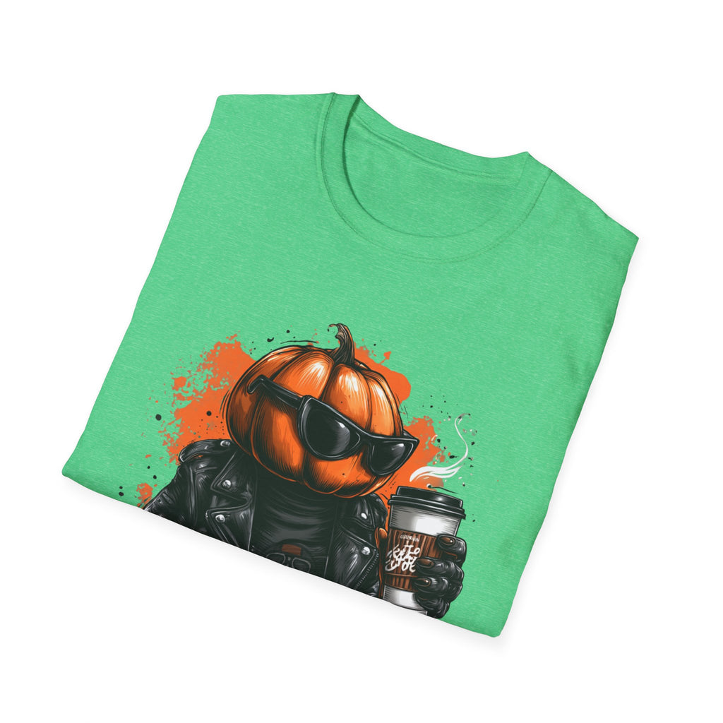 Pumpkin Rebel - Funny Halloween T-Shirt | Positive Spooky Season Graphic Tee - Unisex Softstyle T-Shirt