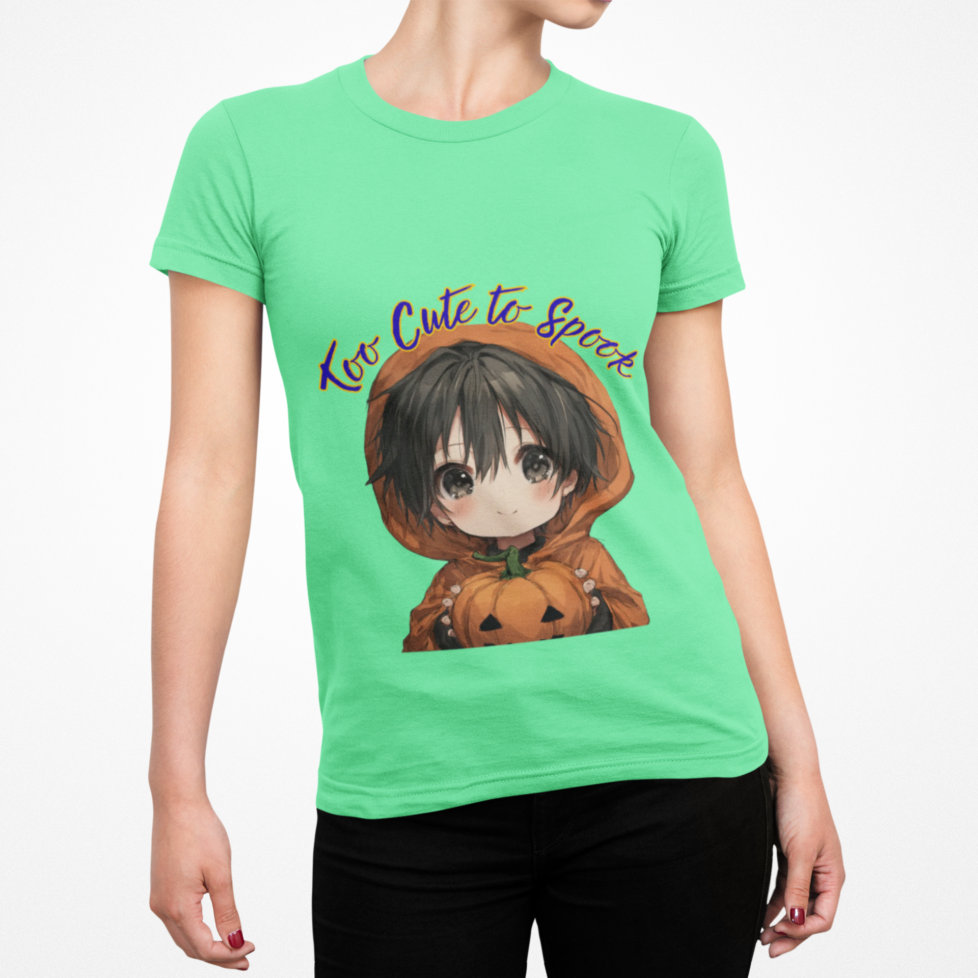 Too Cute to Spook Halloween T-Shirt - Cute Ghost Halloween Shirt – Too Cute to Spook Graphic Tee | Fun Spooky Season T-Shirt