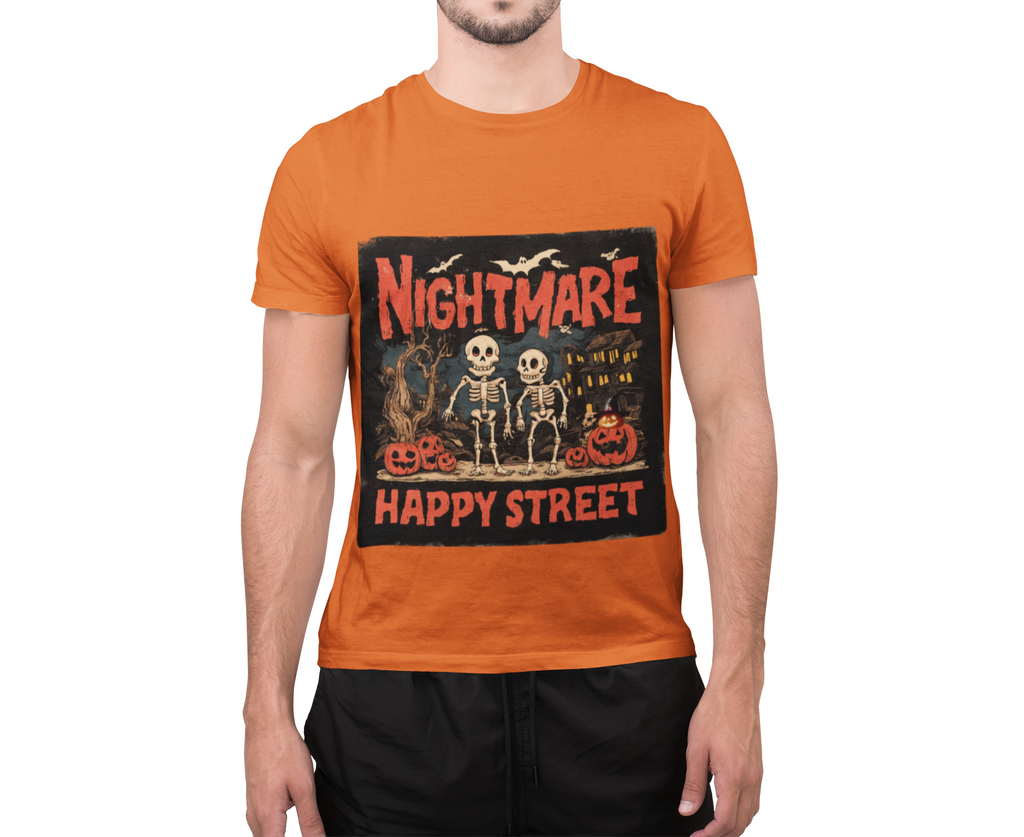 Nightmare Street Shirt | Scary Halloween T-Shirt | Spooky Horror Graphic Tee | Haunted House Creepy Unisex Top