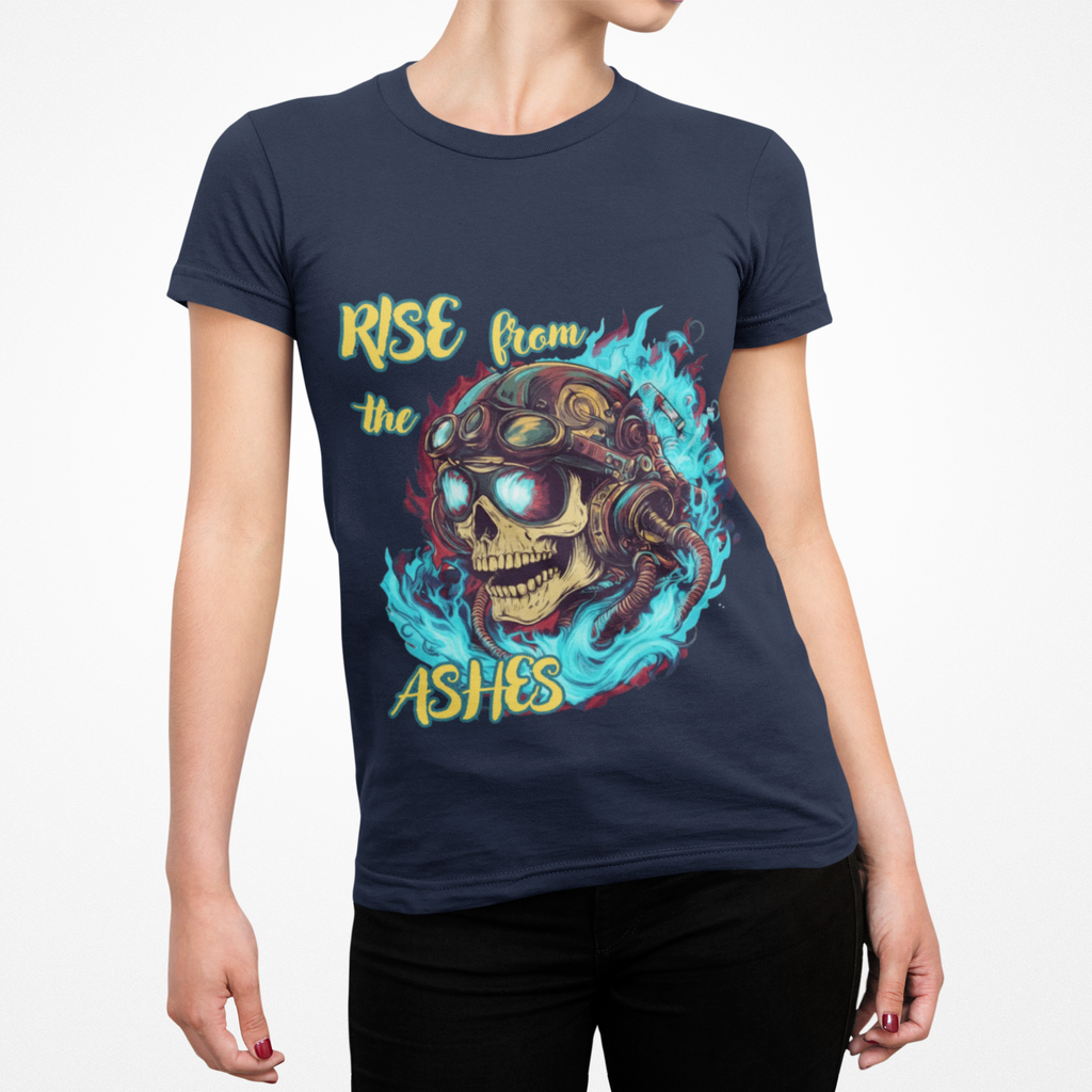 Rise from the Ashes Shirt – Empowering Quote Tee, Casual Streetwear -Uplifting Inspirational Gift
